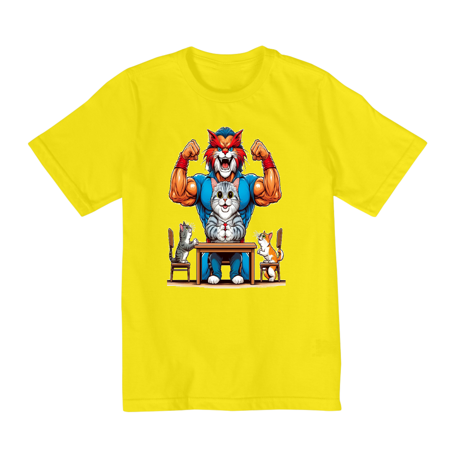 Camiseta Quality Infantil 10a/14a- ThuderCats e gato