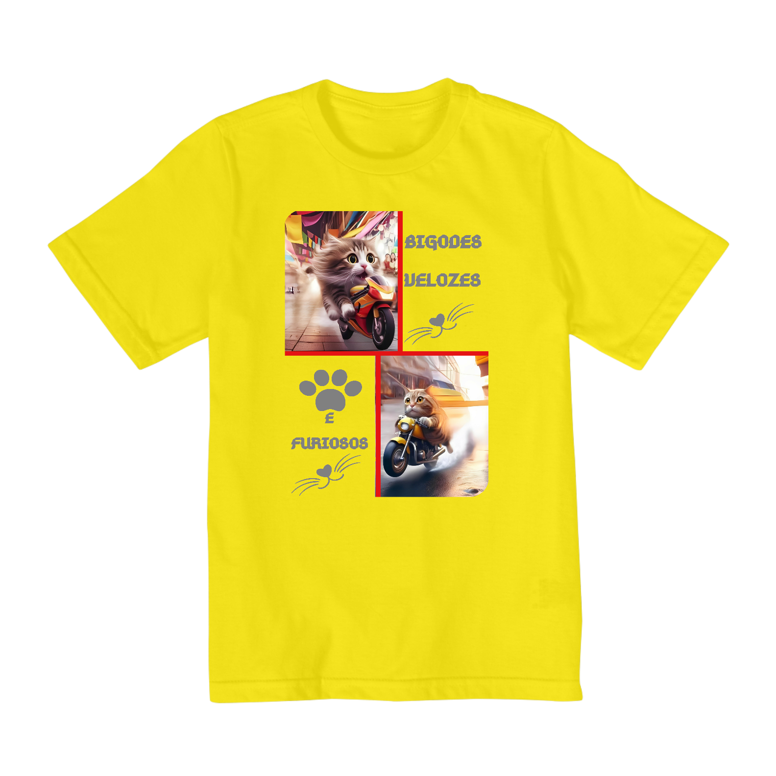 Camiseta Quality Infantil 10a/14a - Bigodes velozes e furiosos II