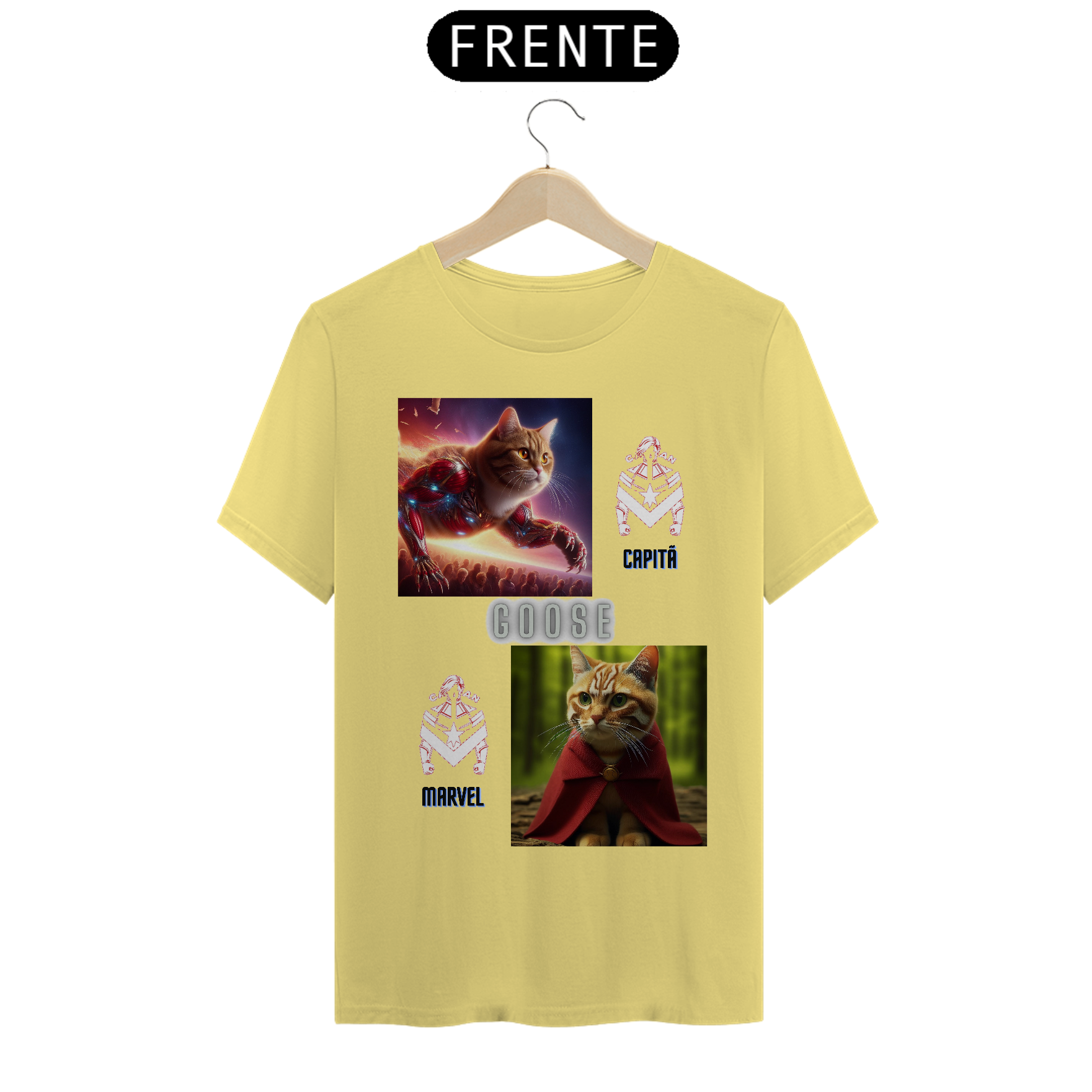 T-Shirt Estonada –  Gato Goose Marvel I