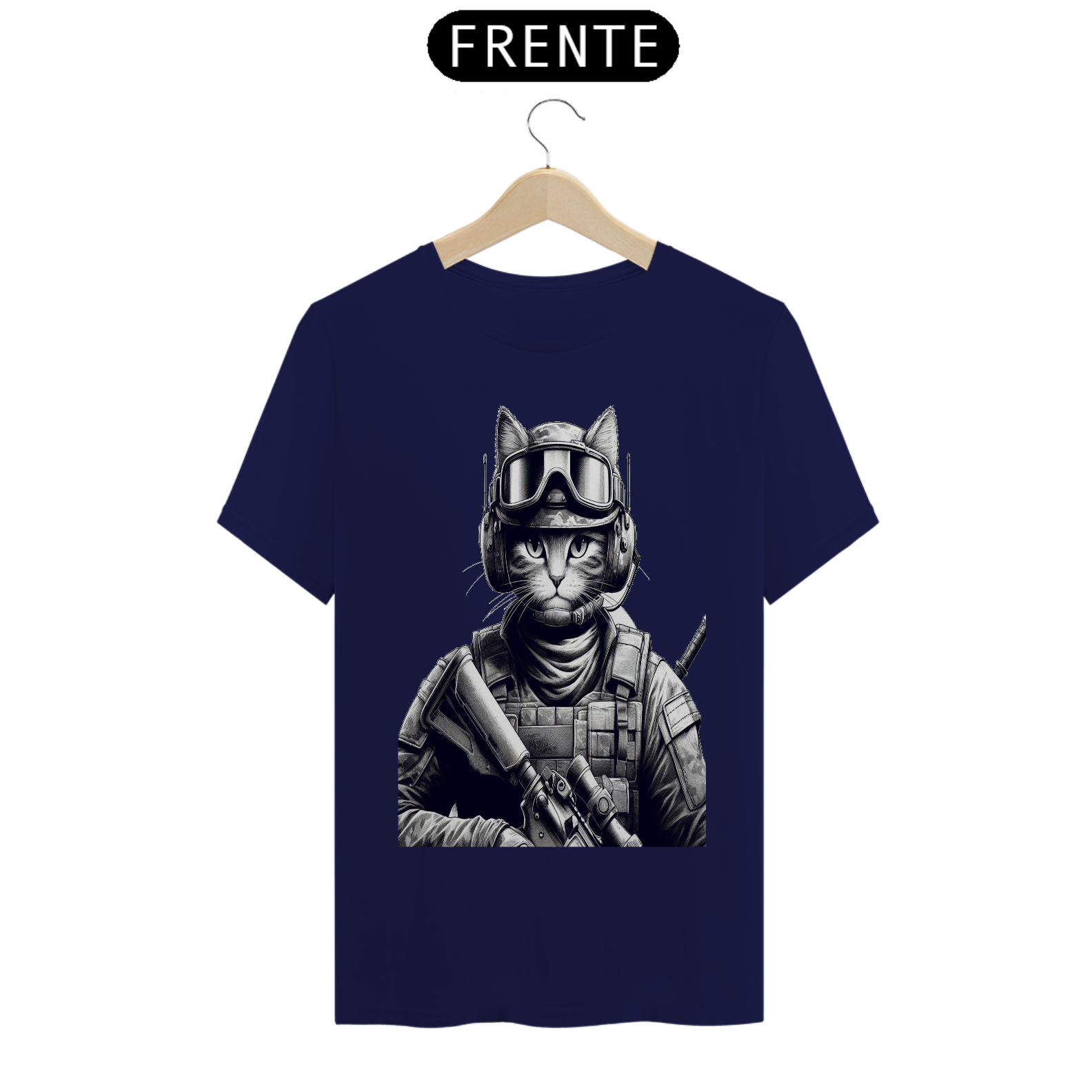 T-Shirt Classic -Soldado Gato