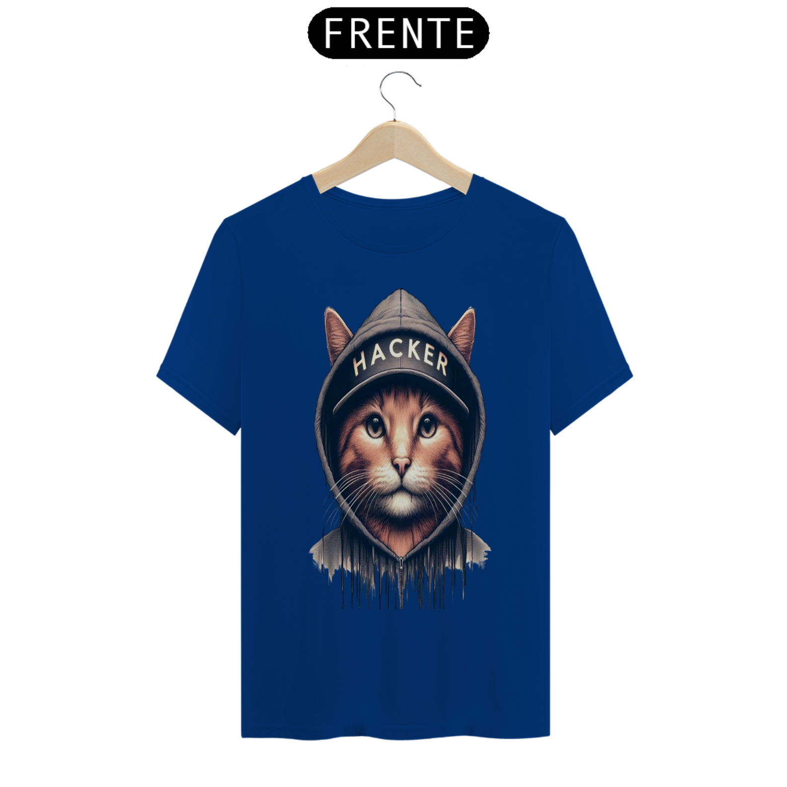 T- shirt Classic -  Gato Hacker