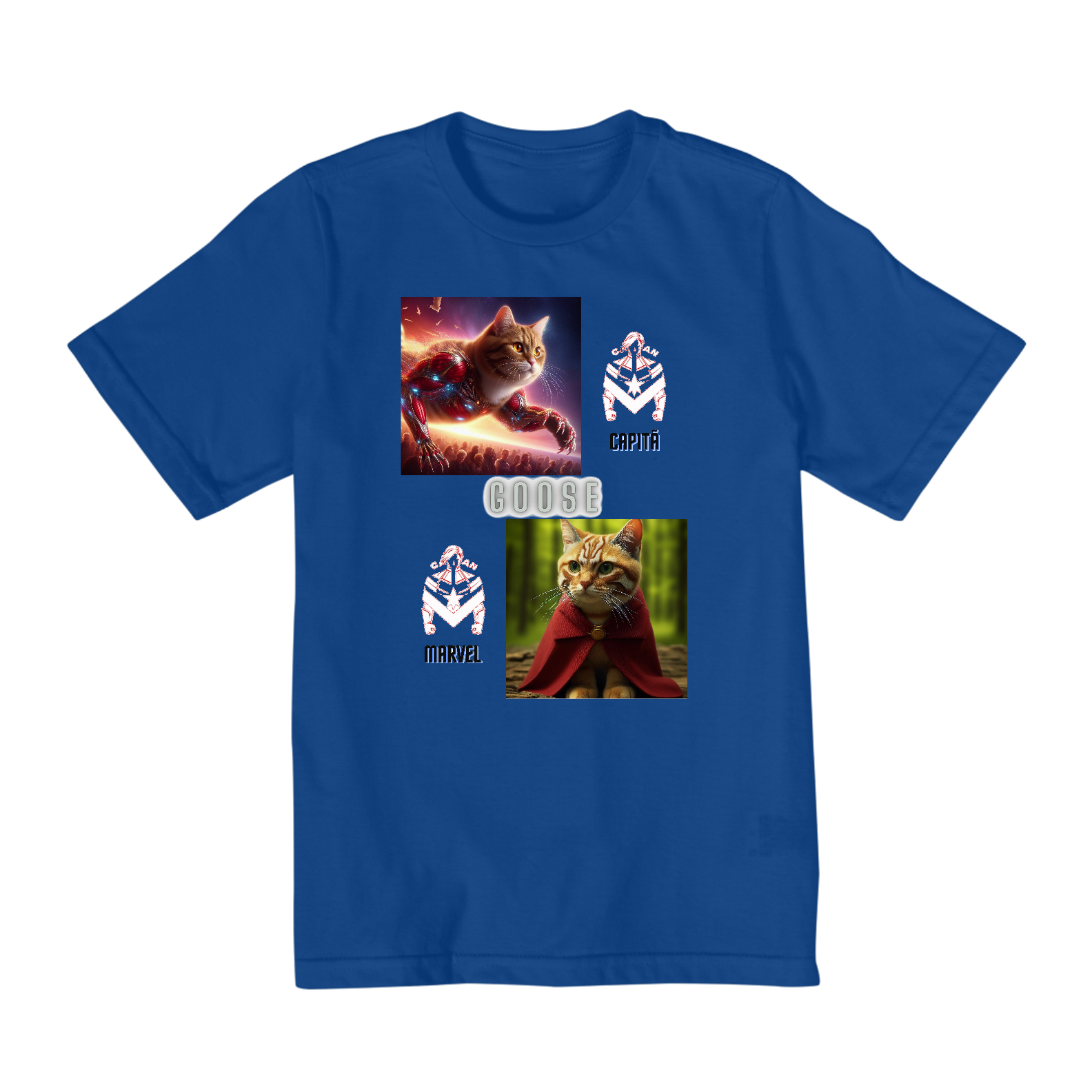 Camiseta Quality Infantil 10a/14a - Gato Goose Marvel II