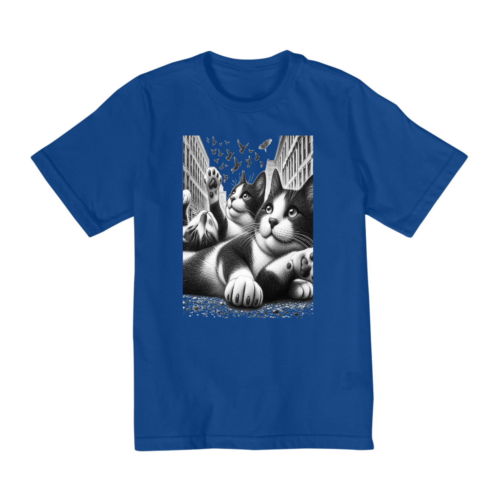 Camiseta Quality Infantil 10a/14a -Gato batman