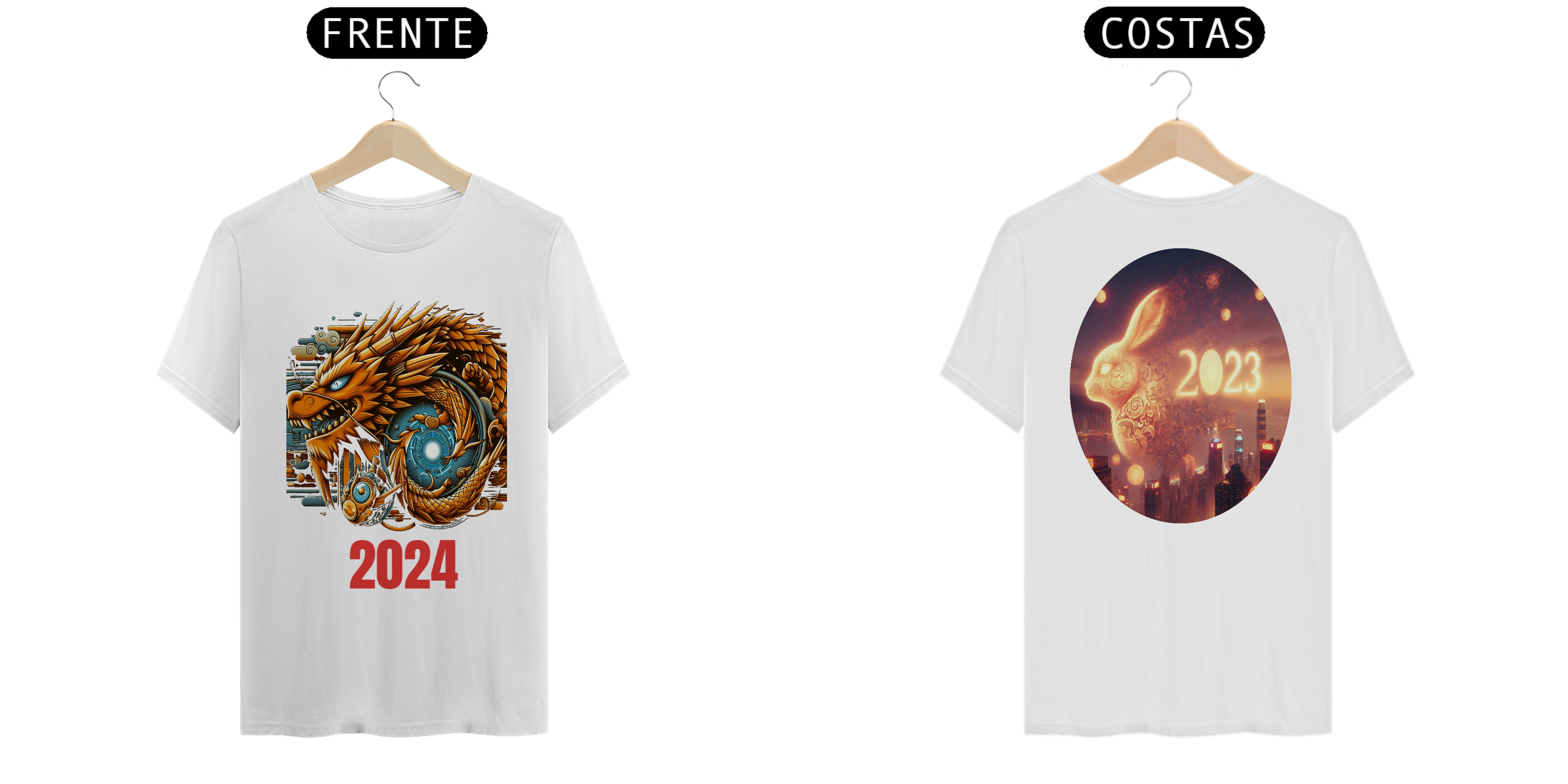 T-Shirt Classic - Horóscopo Chinês 2024 - V/F