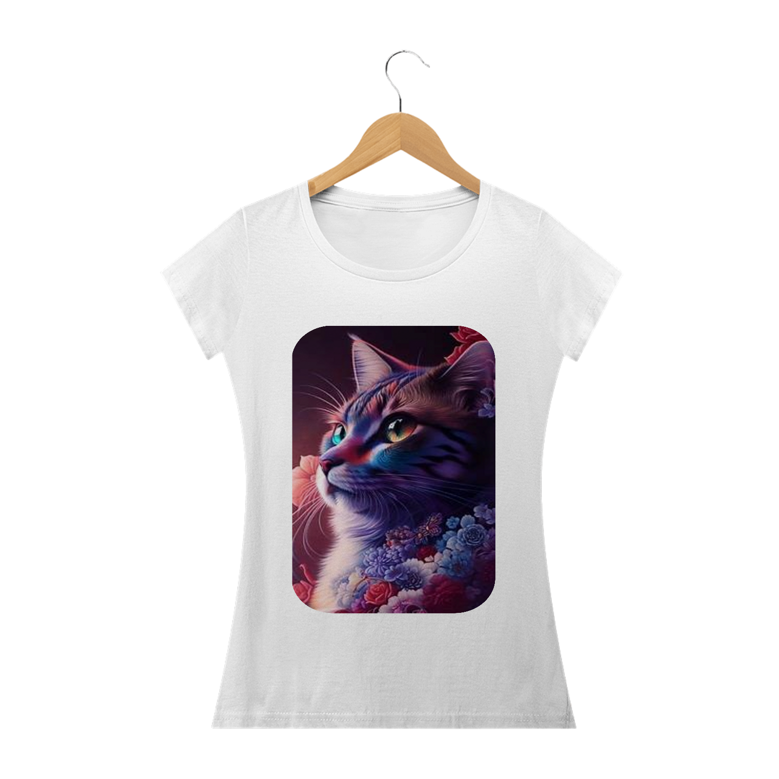 Camiseta Baby Long Classic -Gata Pintura