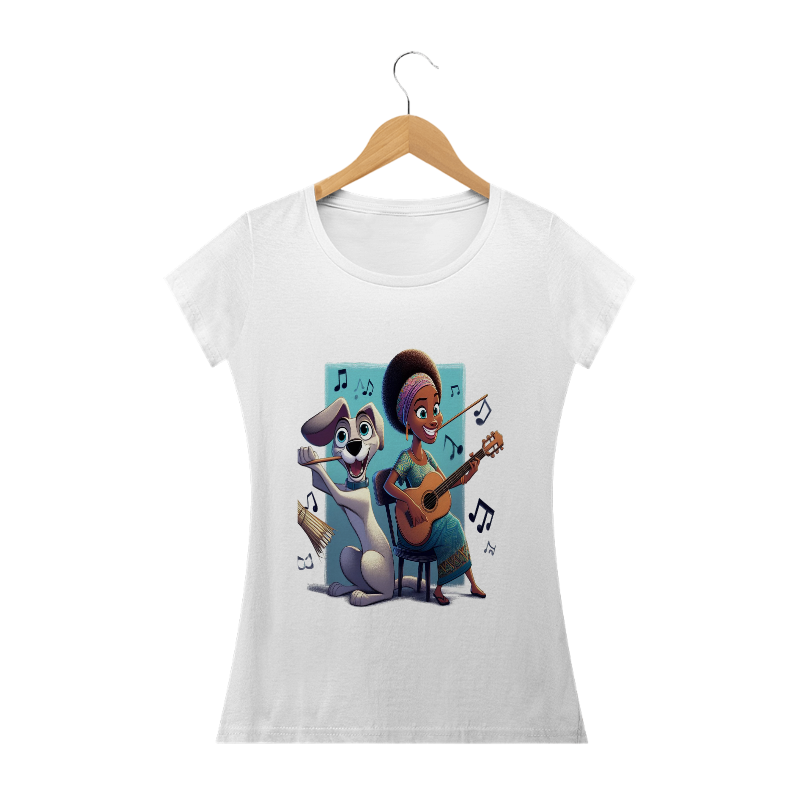 Camiseta Baby Long Classic- Camiseta cachorro Tocando