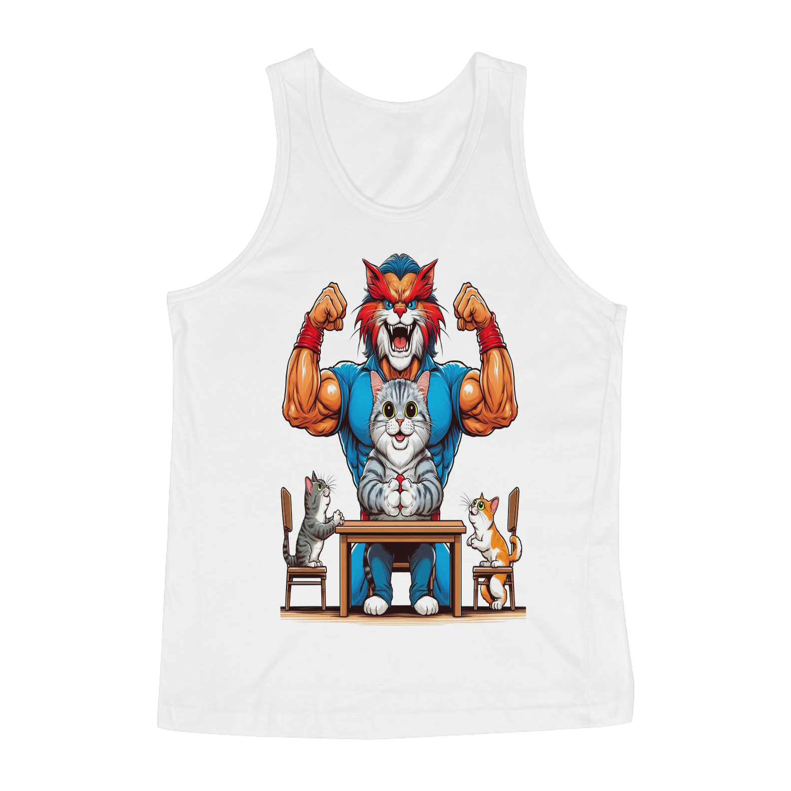 Regata Masculina-ThuderCats e gato