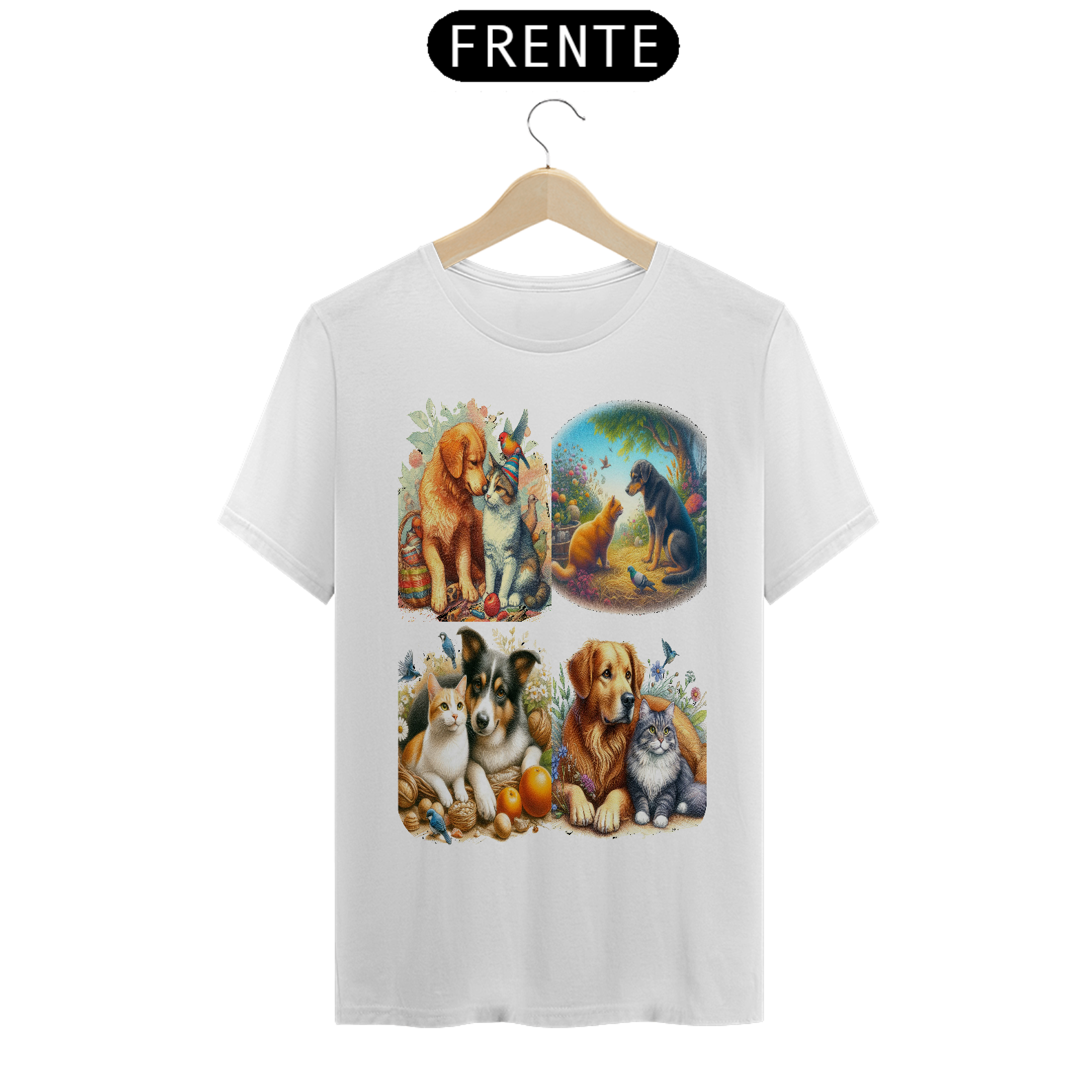 T-Shirt Classic - Gatos&Cães