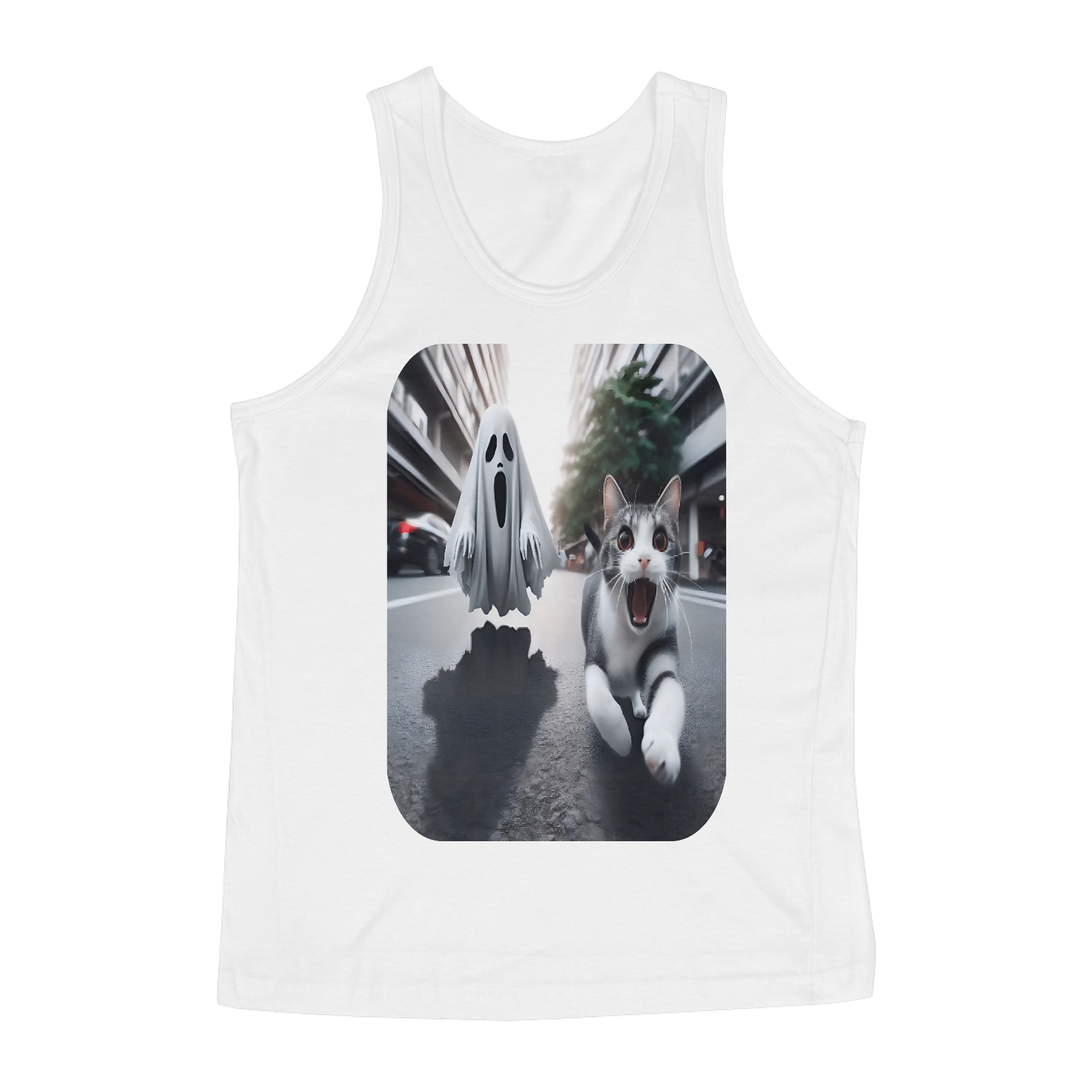 Regata Masculina- Gato correndo fantasma II