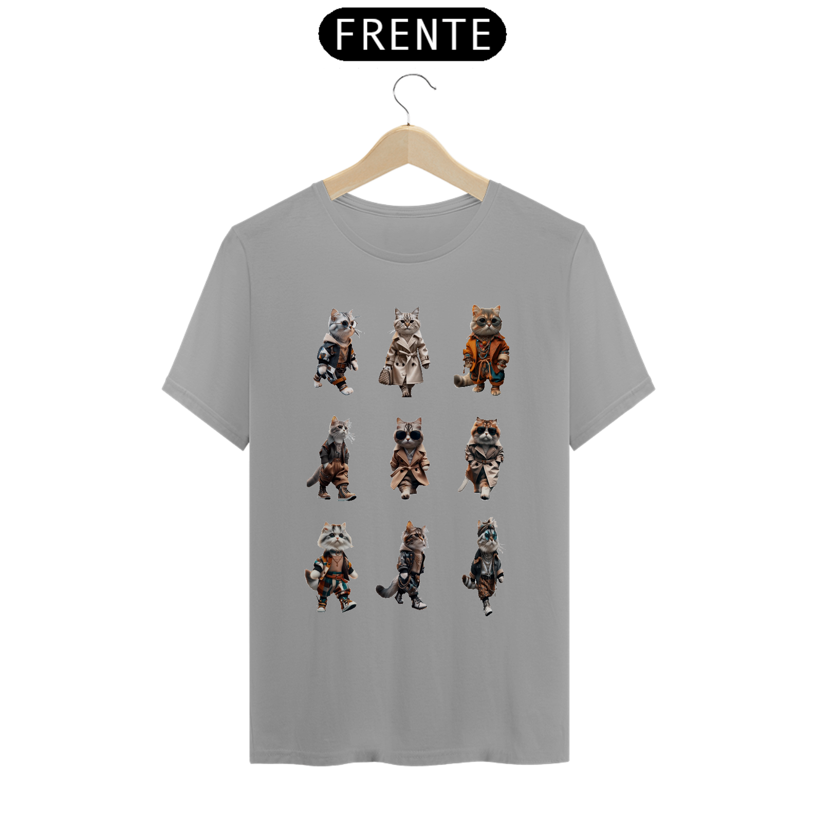 T- shirt Quality - 6 Gatos elegantes