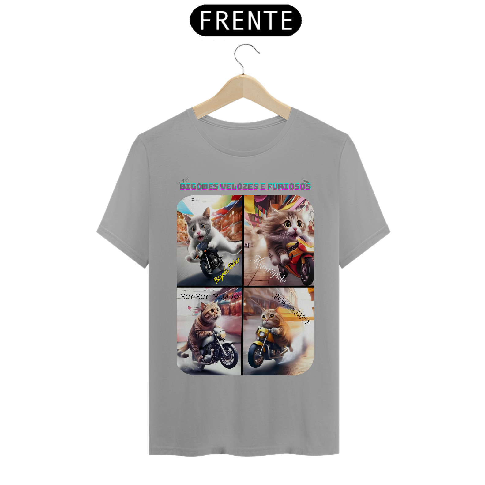 T-Shirt Quality – Bigodes Velozes e Furiosos