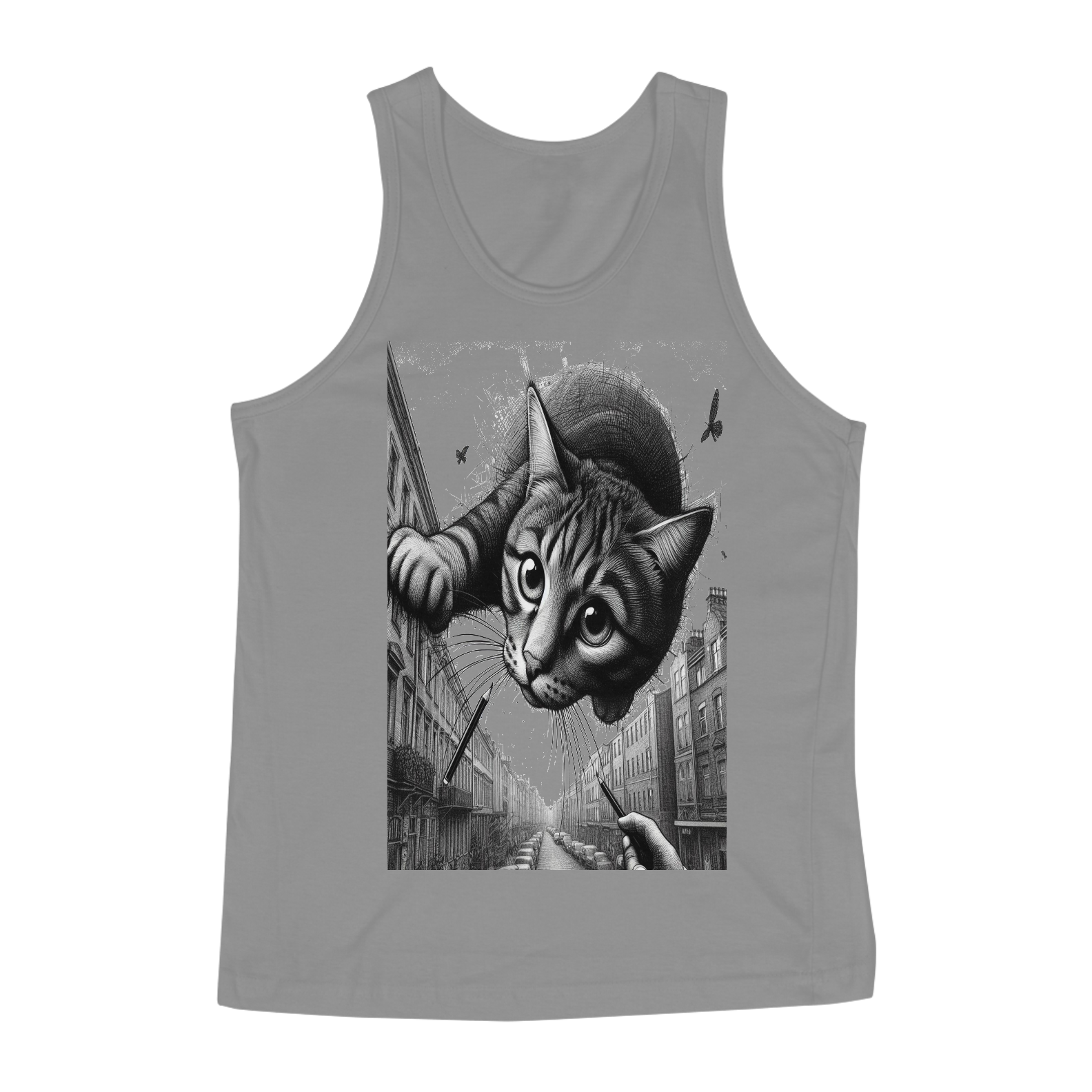 Regata Masculina- Gato saindo do céu