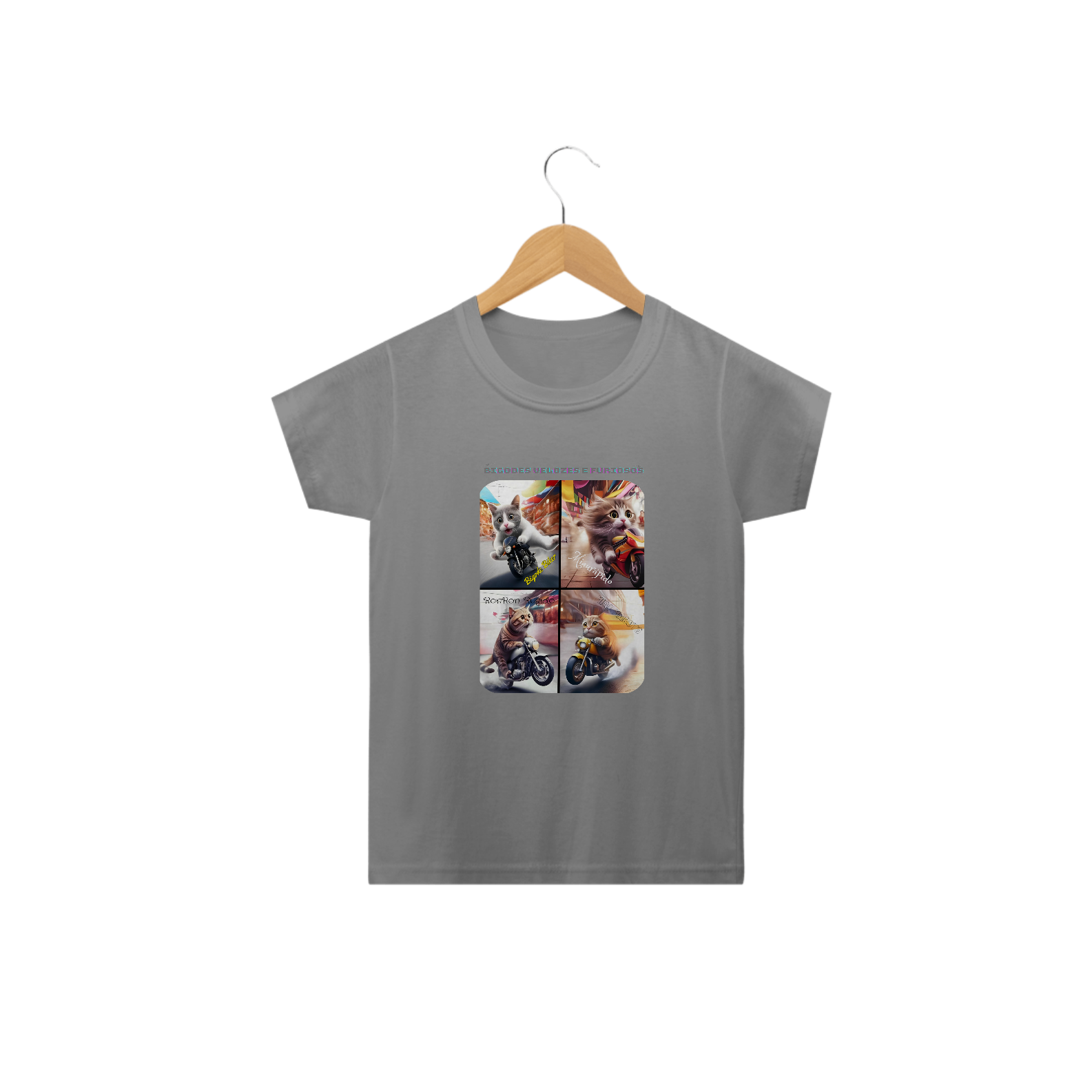 Camiseta Classic Infantil 2a/14a - Bigodes Velozes e furiosos 