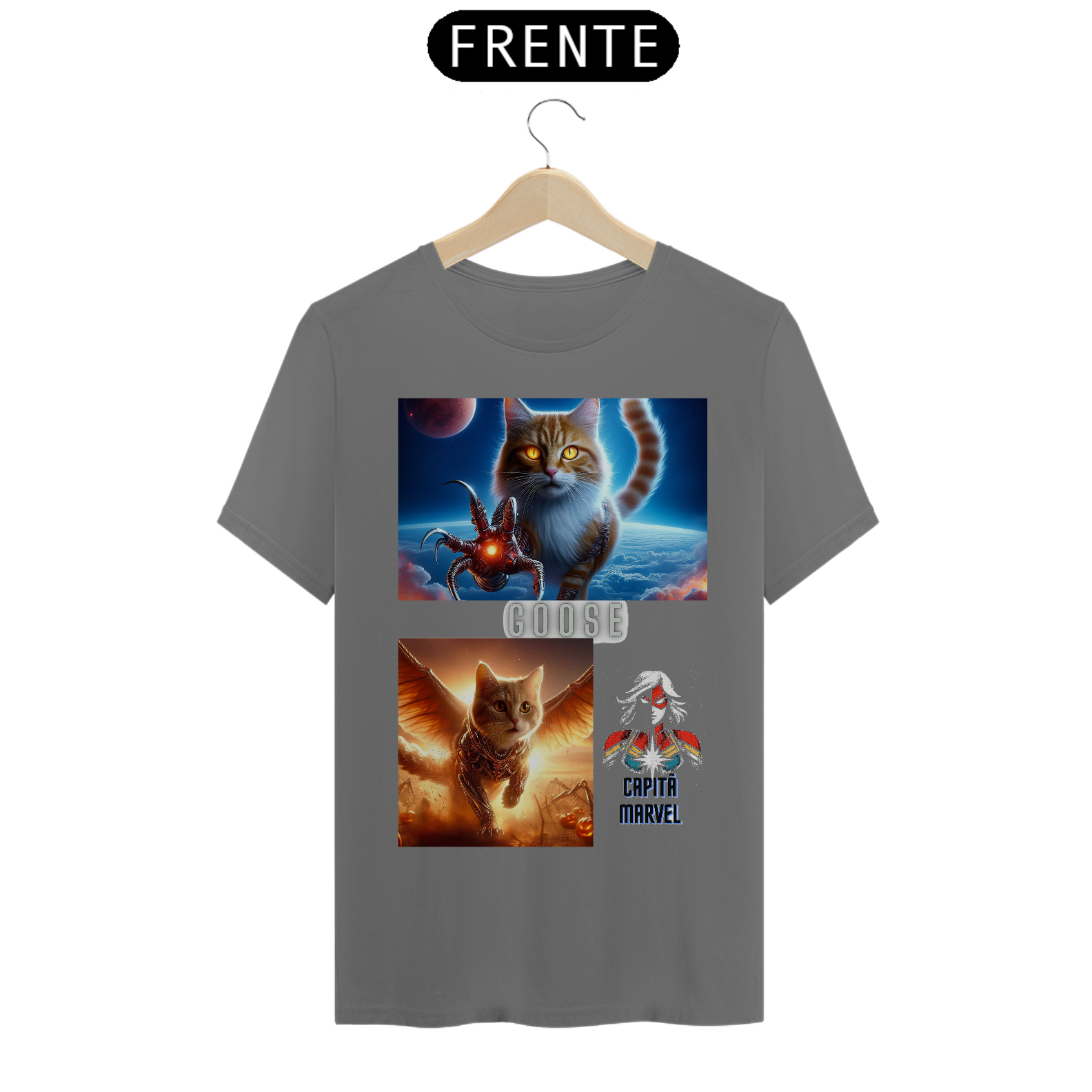 T-Shirt Estonada –  Gato Goose Marvel II