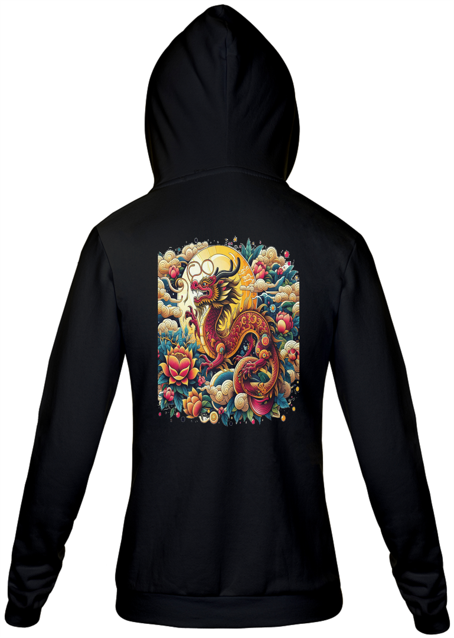 Moletom Capuz e ziper -Horóscopo Chinês 2024