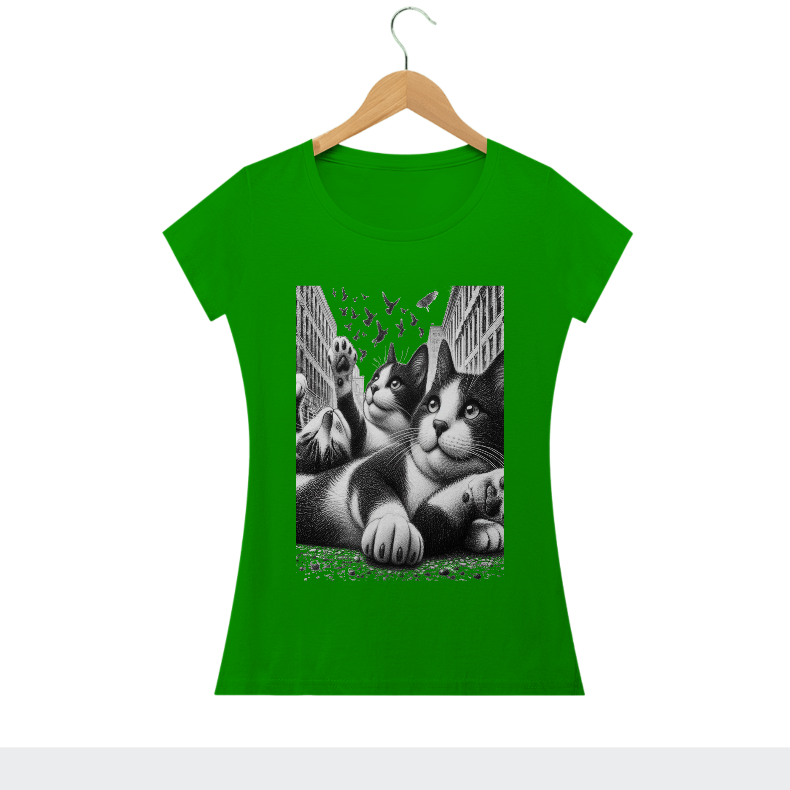 Camiseta Baby Long Classic - Gato Batman