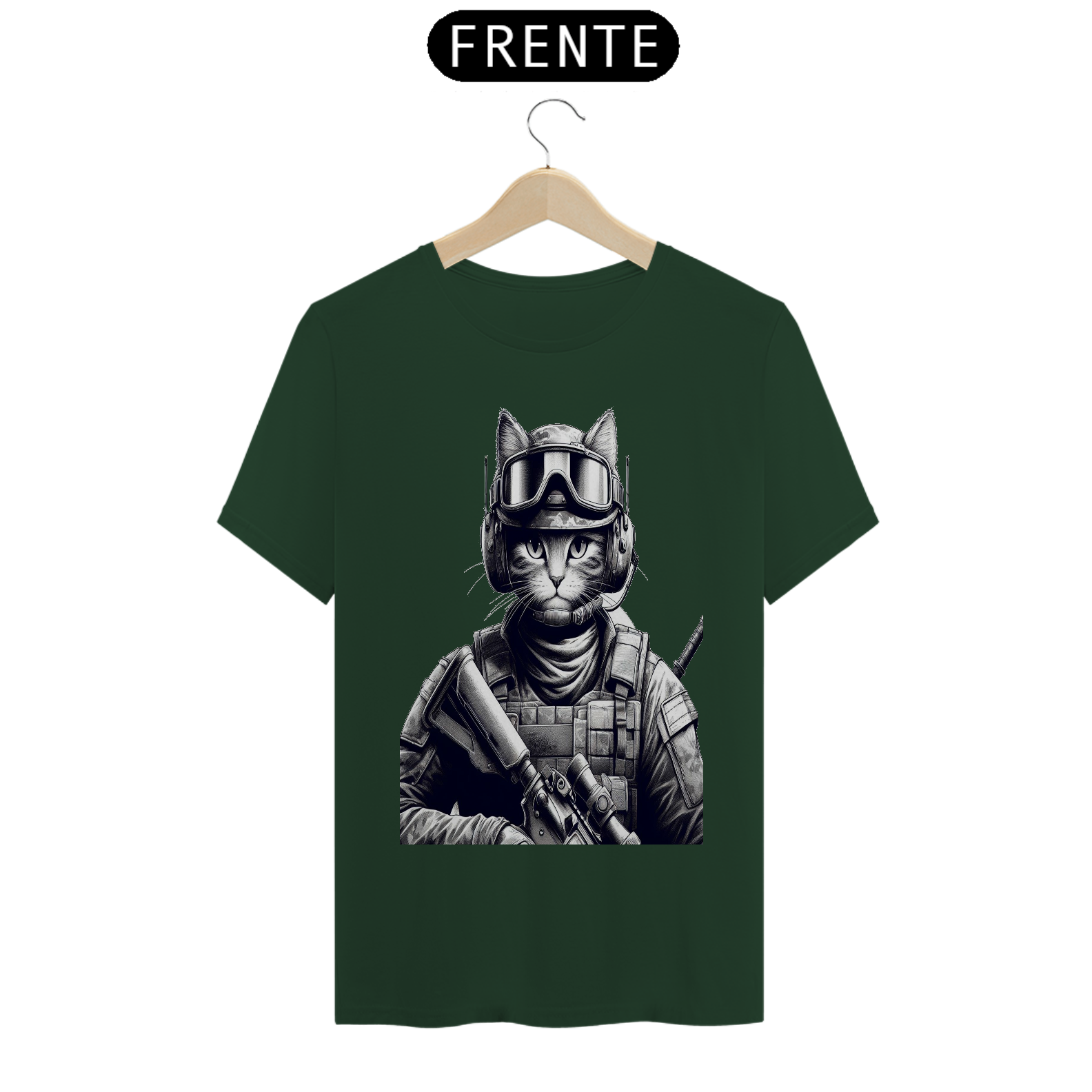 T- shirt Classic -Soldado Gato