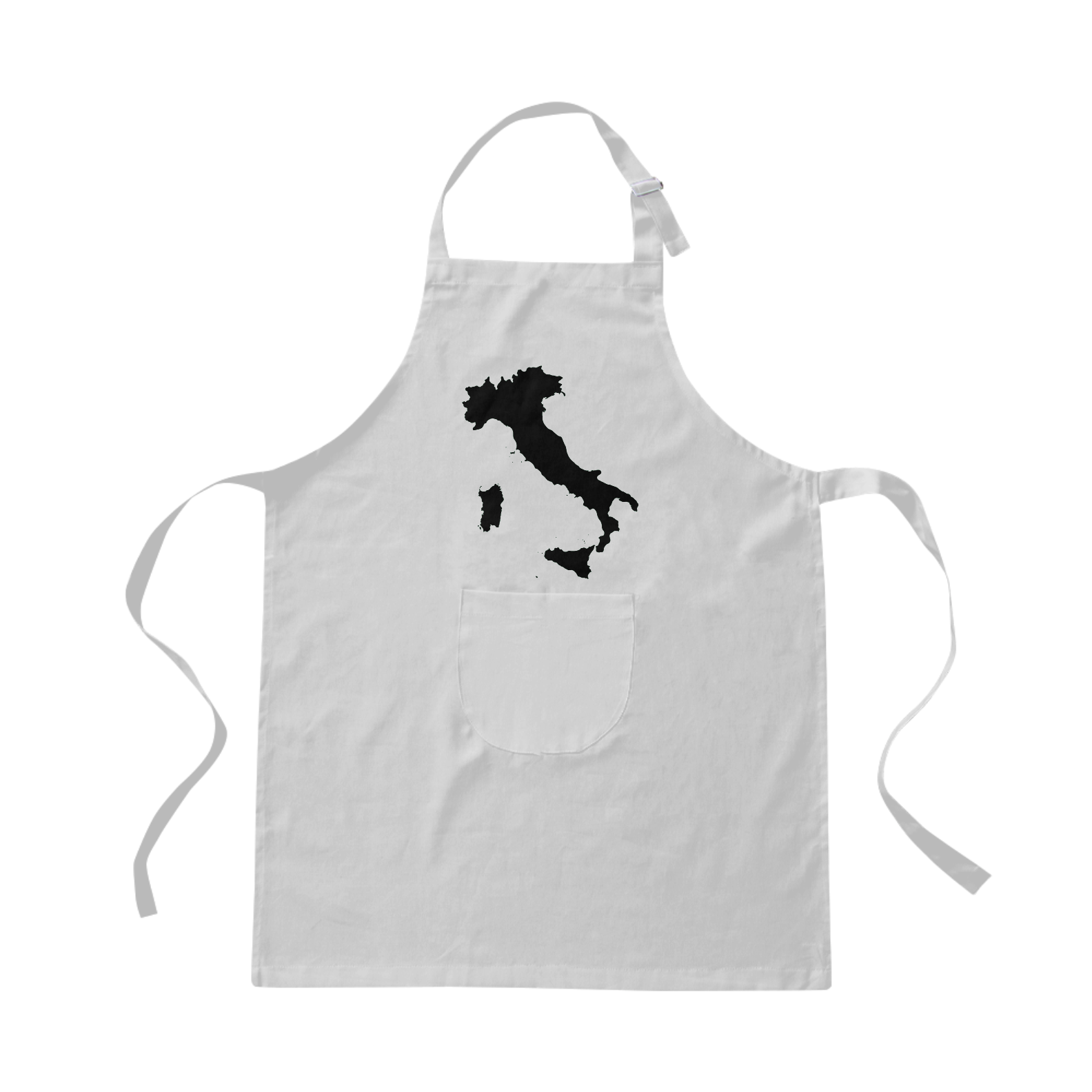 Avental Itália (mapa) - preto