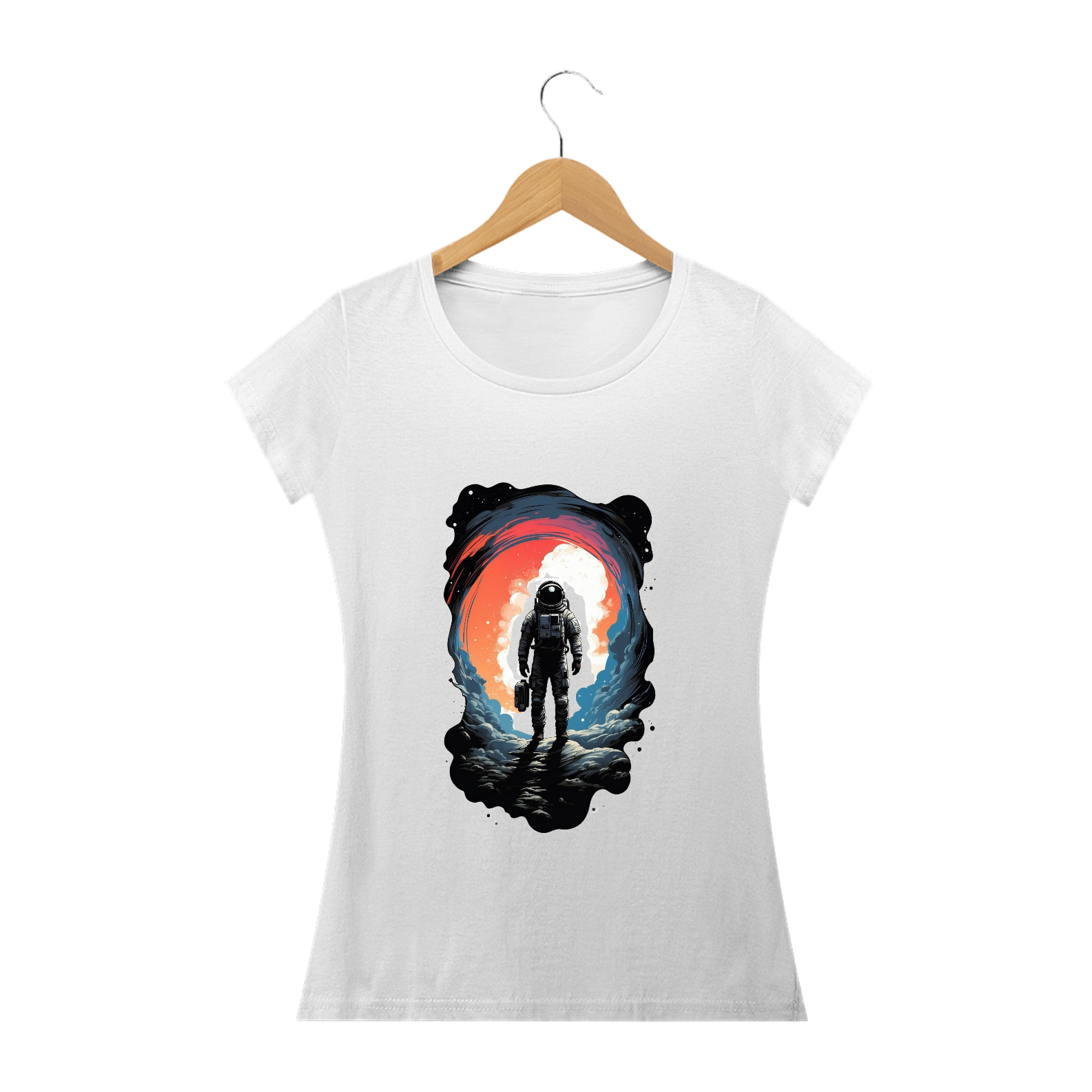 Camiseta Baby look Faminina