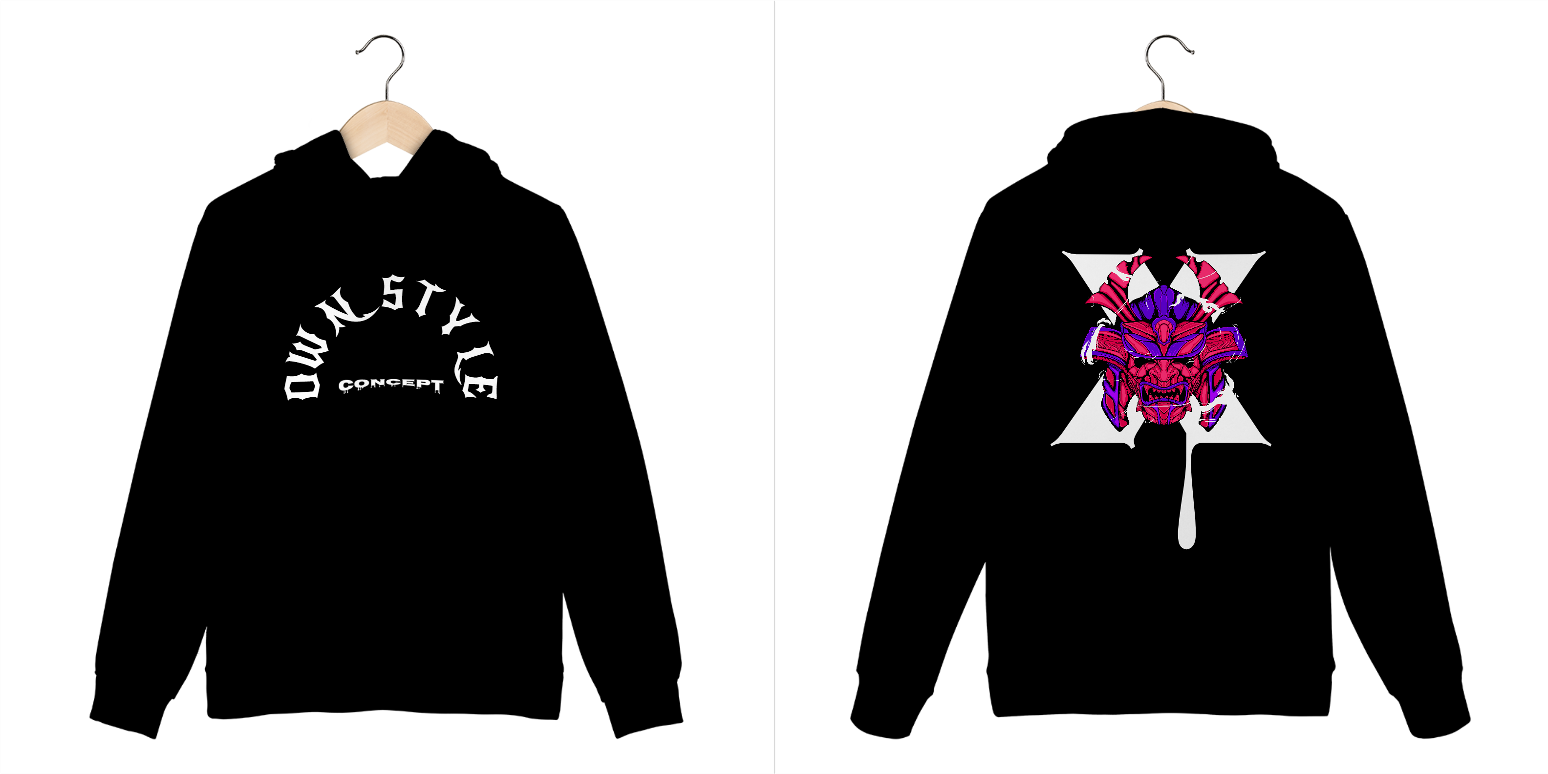 Moletom Canguru Preto - Own Style Linha X