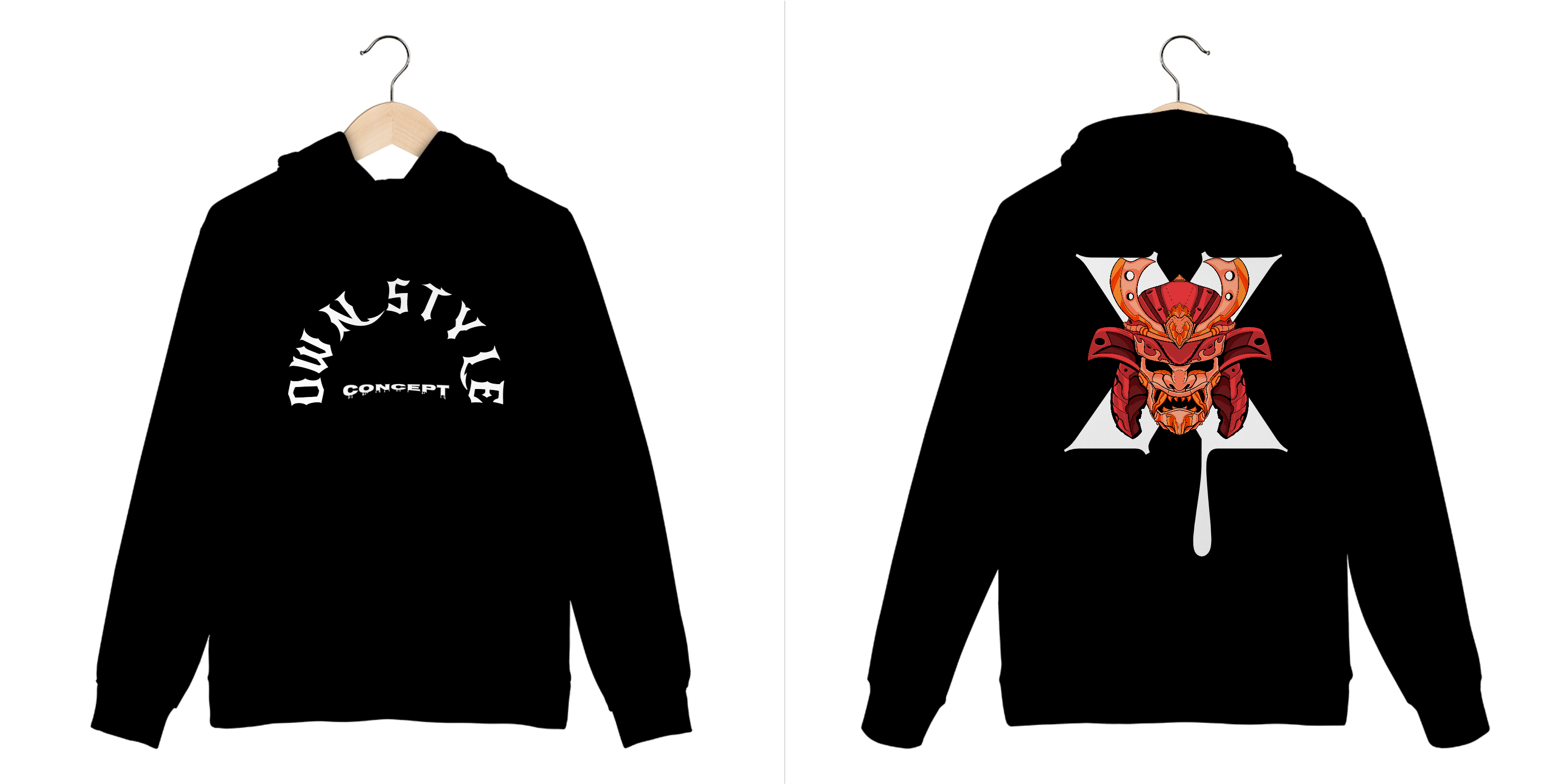 Moletom Canguru Preto - Own Style Linha X