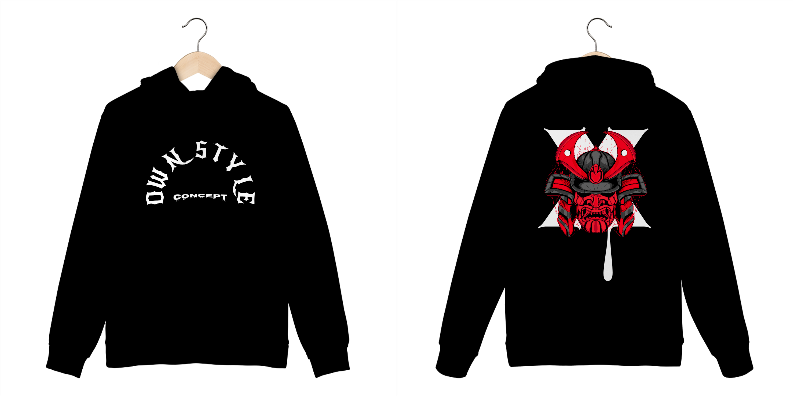 Moletom Canguru Preto - Own Style Linha X