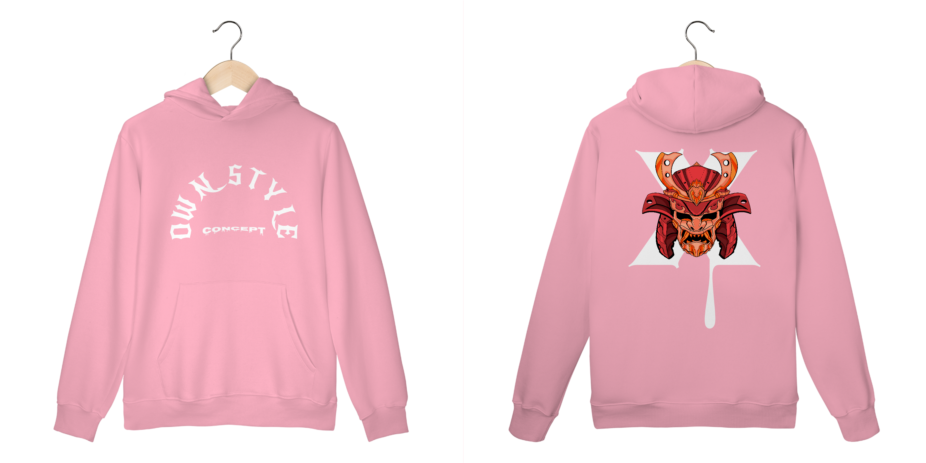 Moletom Canguru Rosa - Own Style Linha X