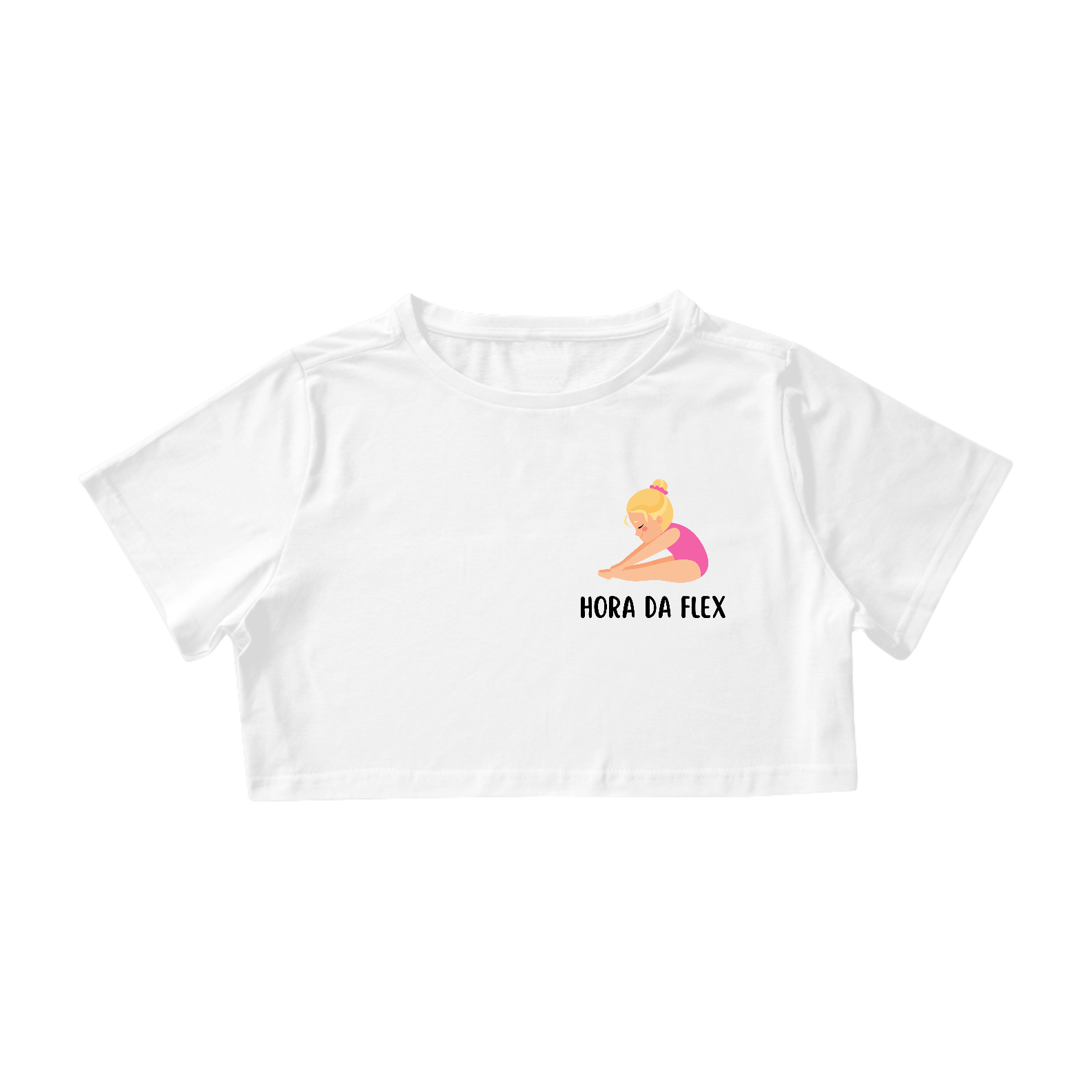 Hora da Flex Cropped para treino
