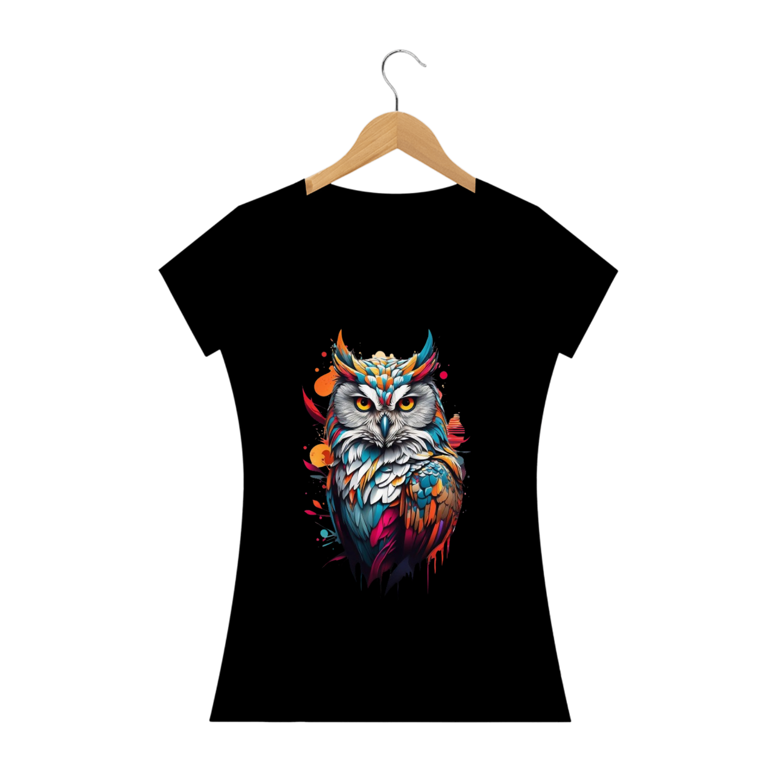 Camiseta Feminina Zurion - Coruja