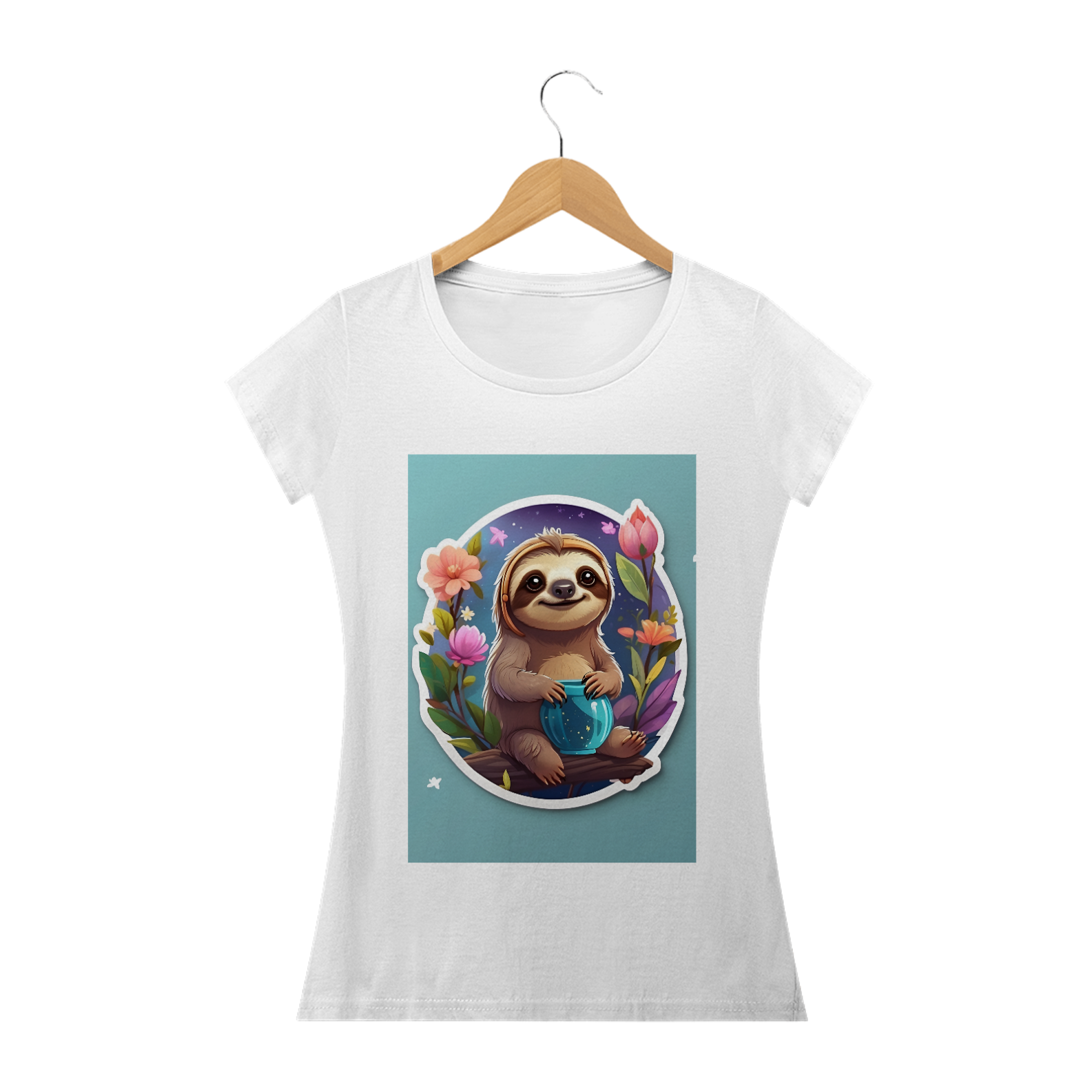 Camiseta Baby Preguiça 