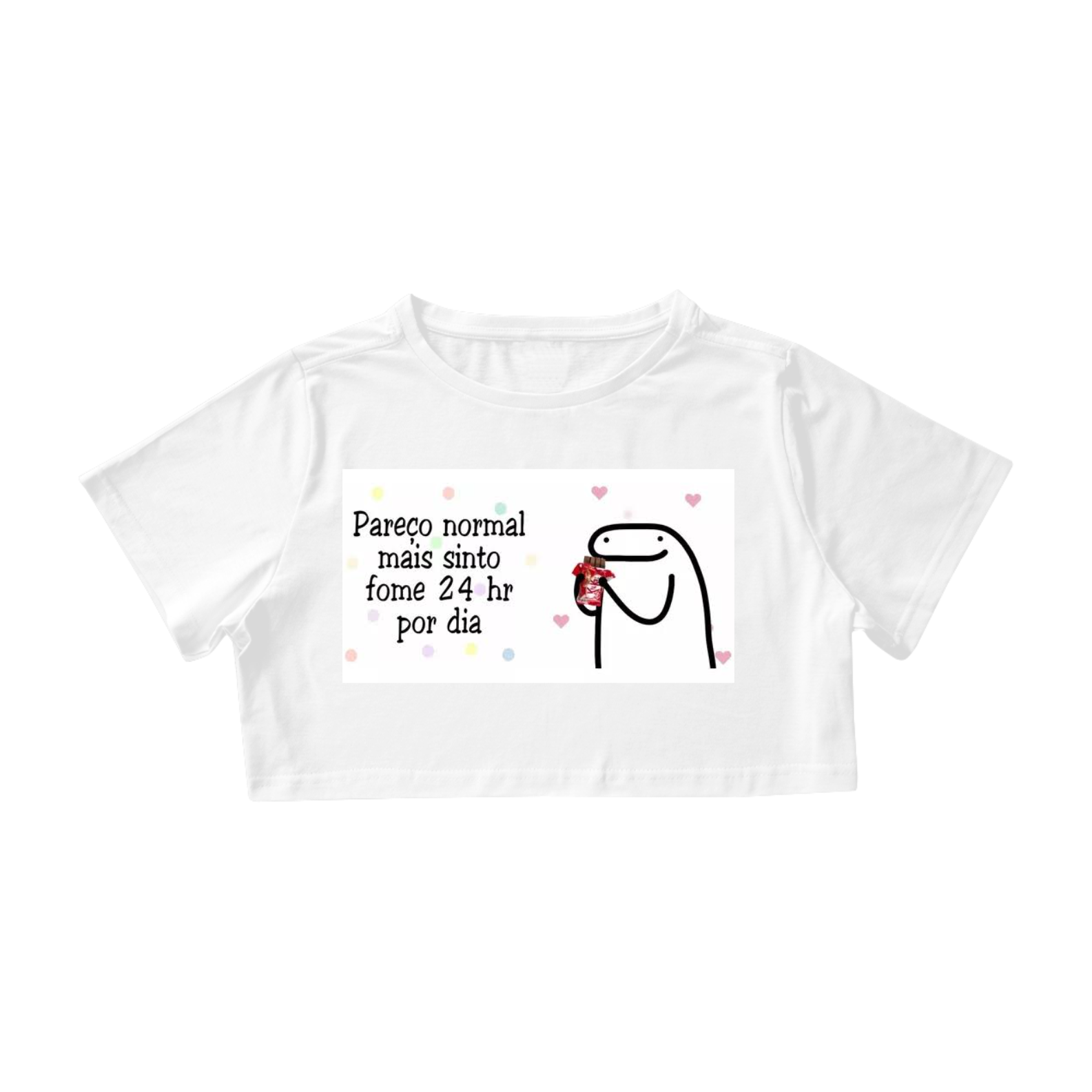 Nome do produto: Camisetas Cropped Flork