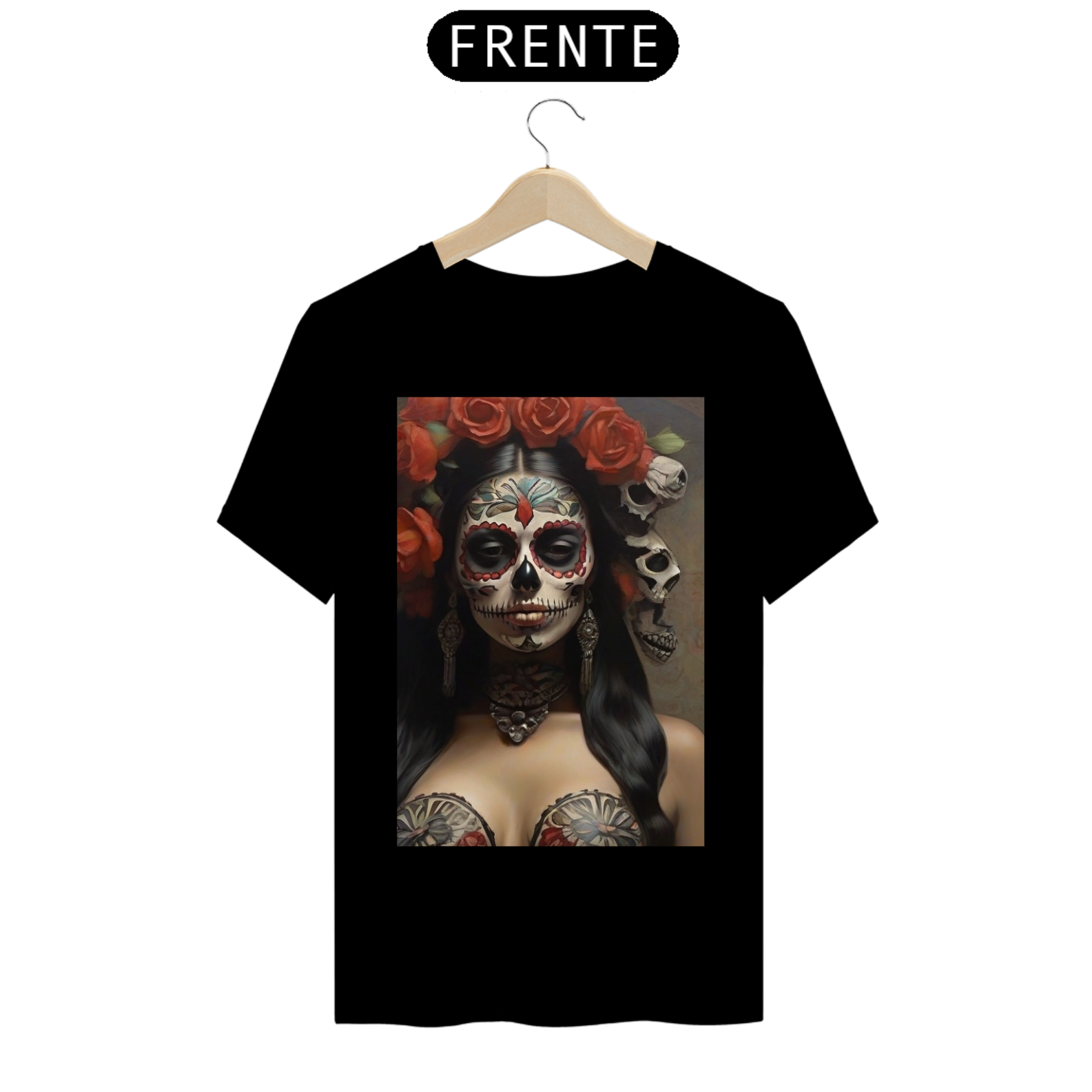 Camiseta Caveira Mexicana