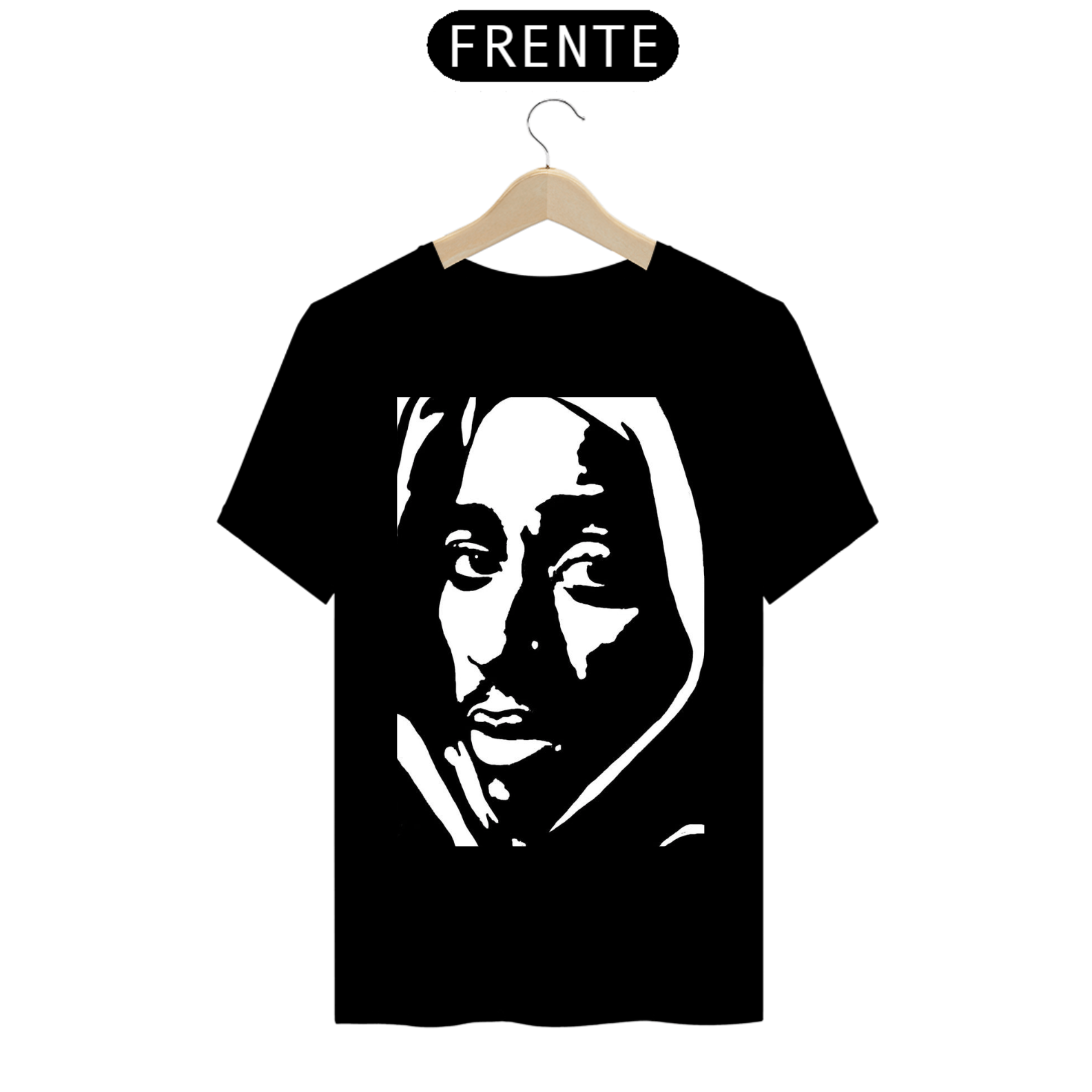 Camiseta rapper 2pac