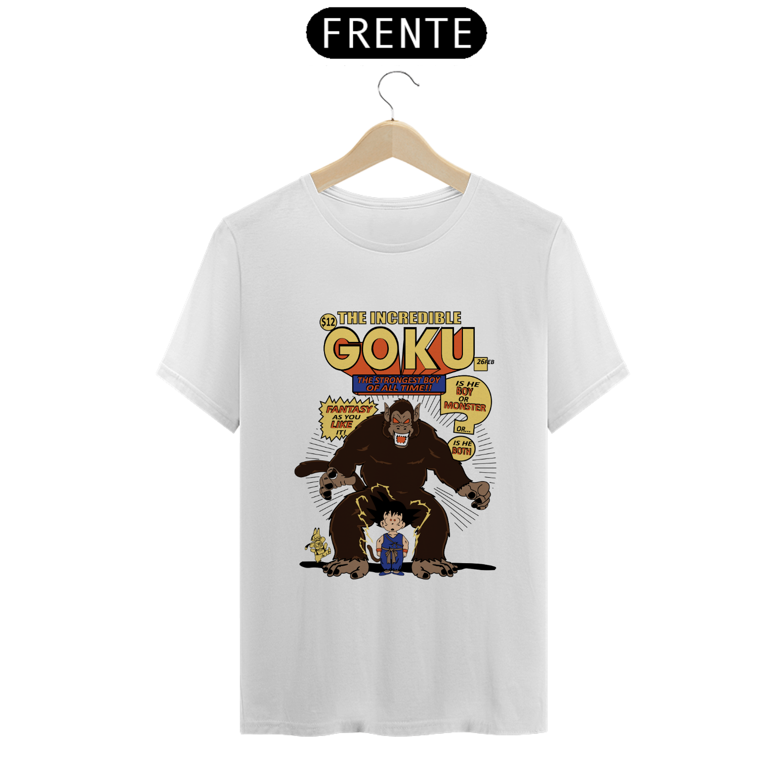 Camiseta Dragon Ball - Goku Ozaru: Liberte o Poder da Transformação