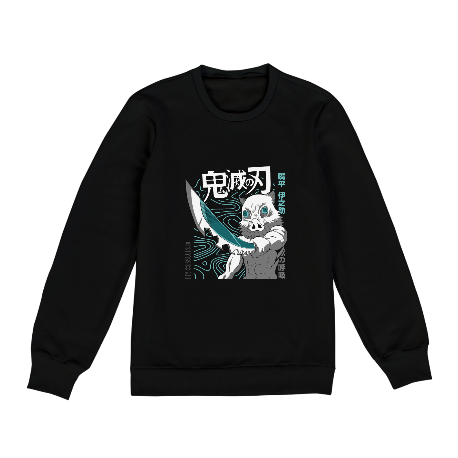 Moletom Blusão Demon Slayer - Inosuke: Vista-se com a Fúria do Caçador de Demônios!