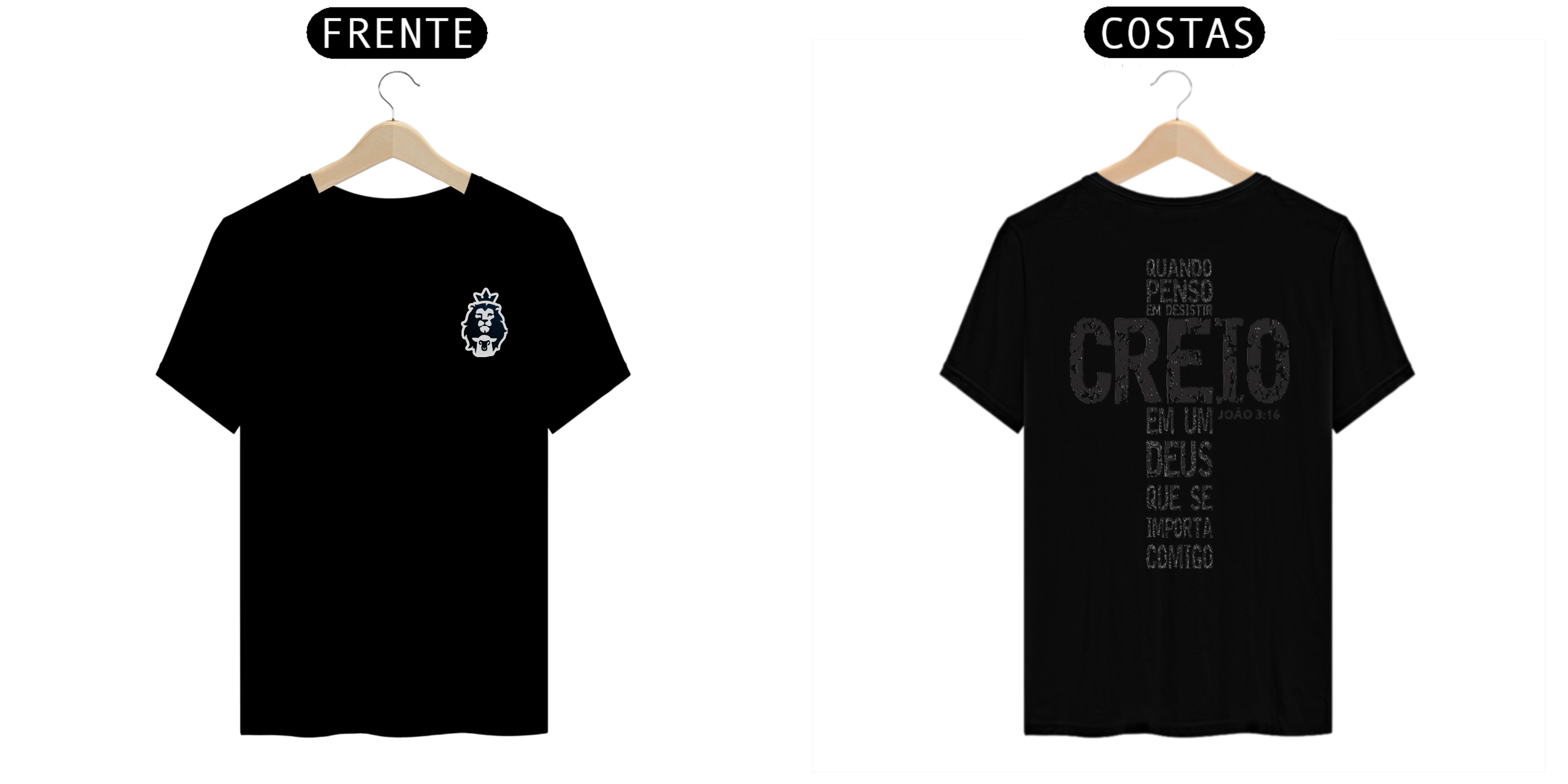 camisa cristã masculina