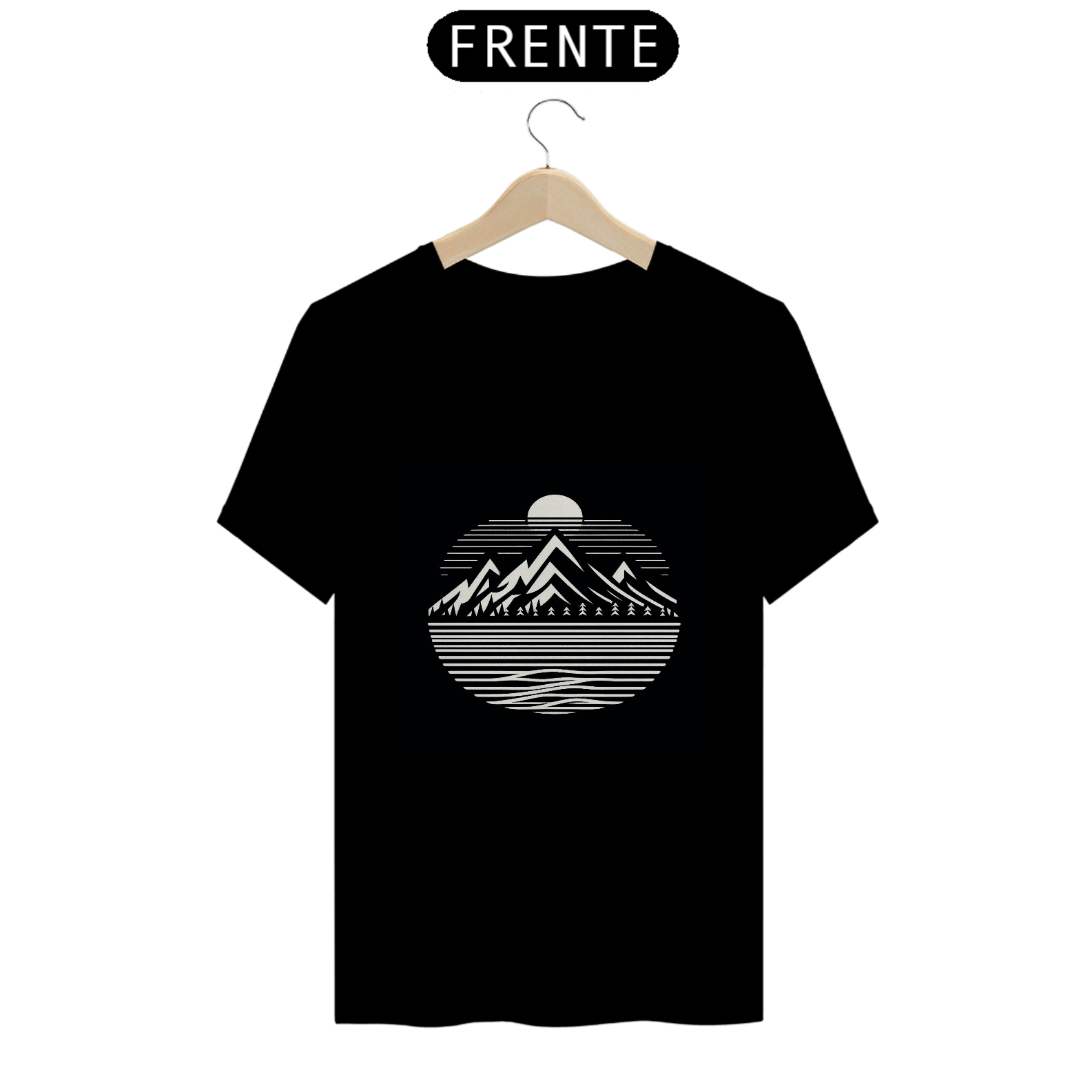 Camisa Montanha Negra