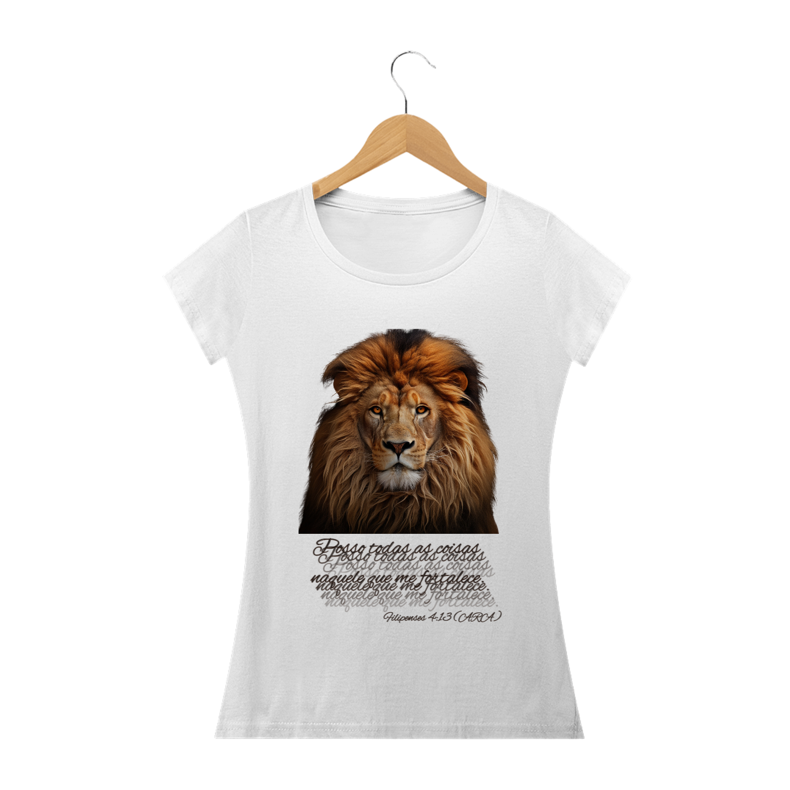 Nome do produto  Camiseta Leão Majestoso