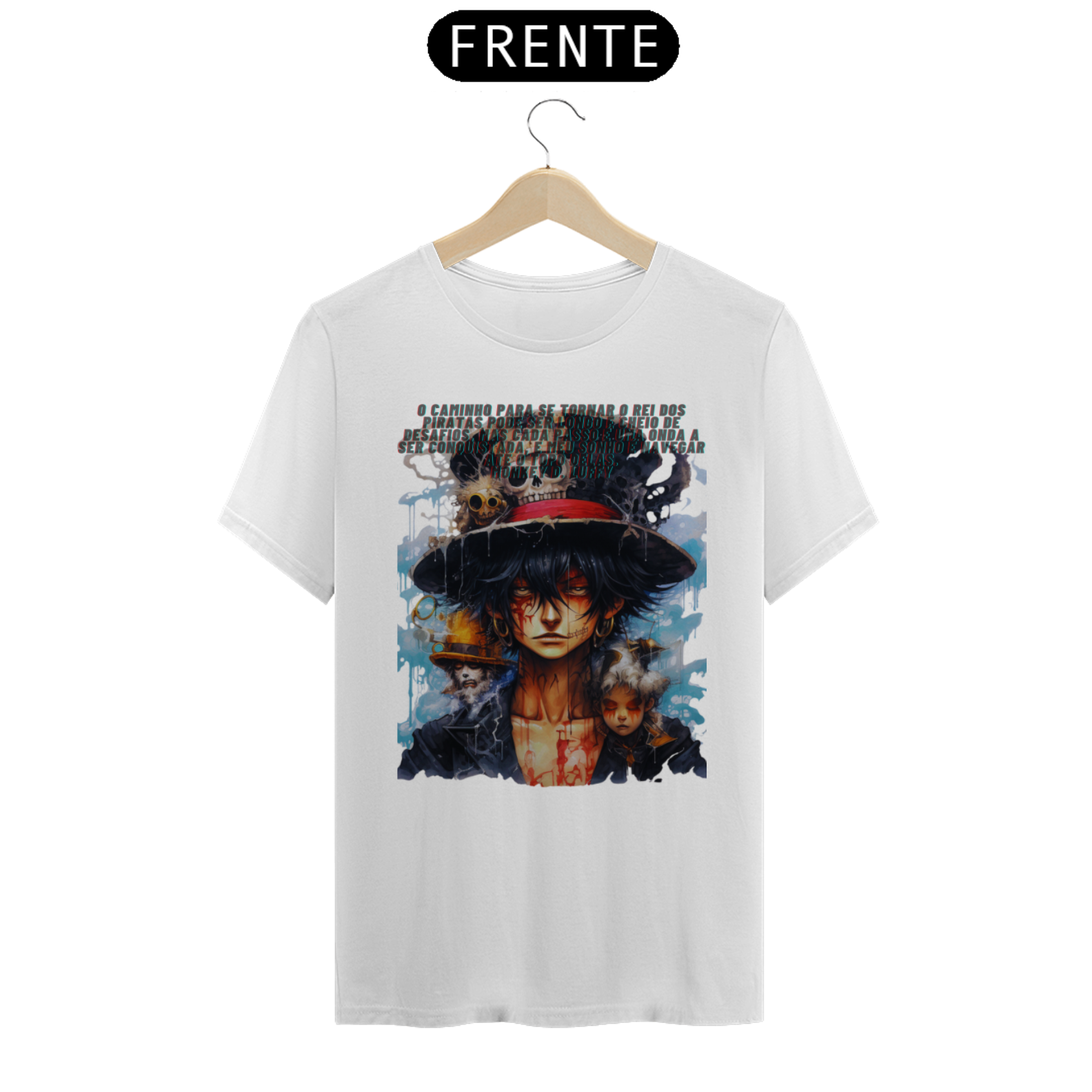 Nome do produto  Camiseta Masc do Monkey D. Luffy II