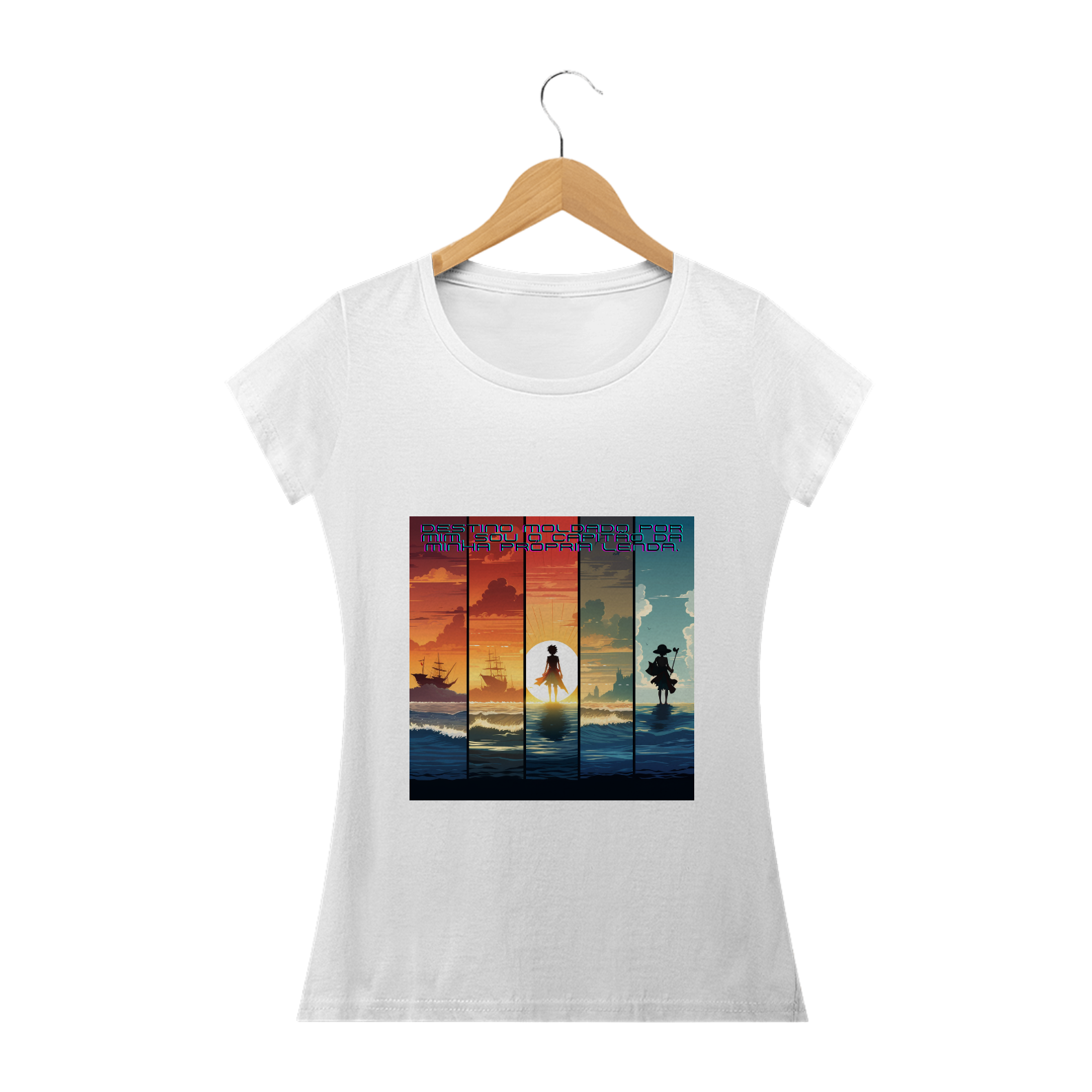 Nome do produto  Camiseta Fem. Destino de Poucos