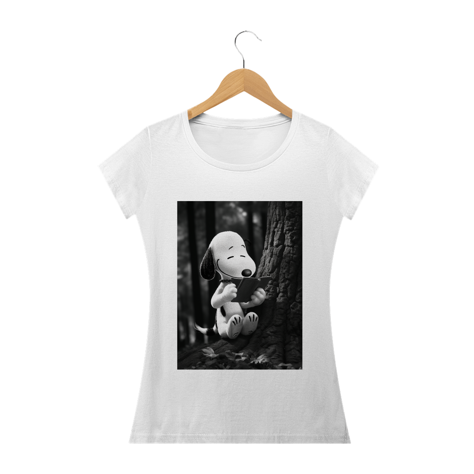 Nome do produto: Camiseta  Feminina Snoopy 