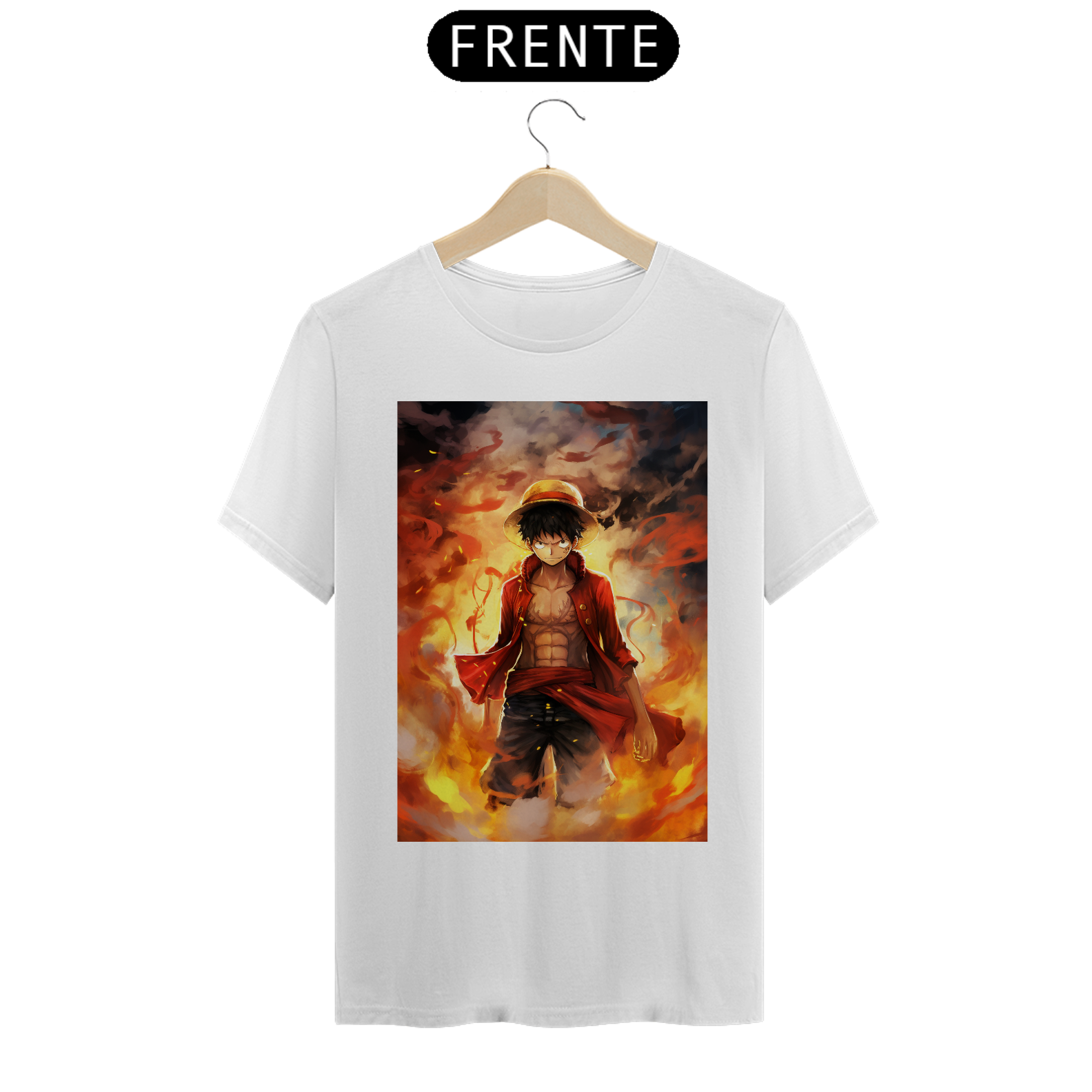 Nome do produto  Camiseta Masculina do Monkey D. Luffy