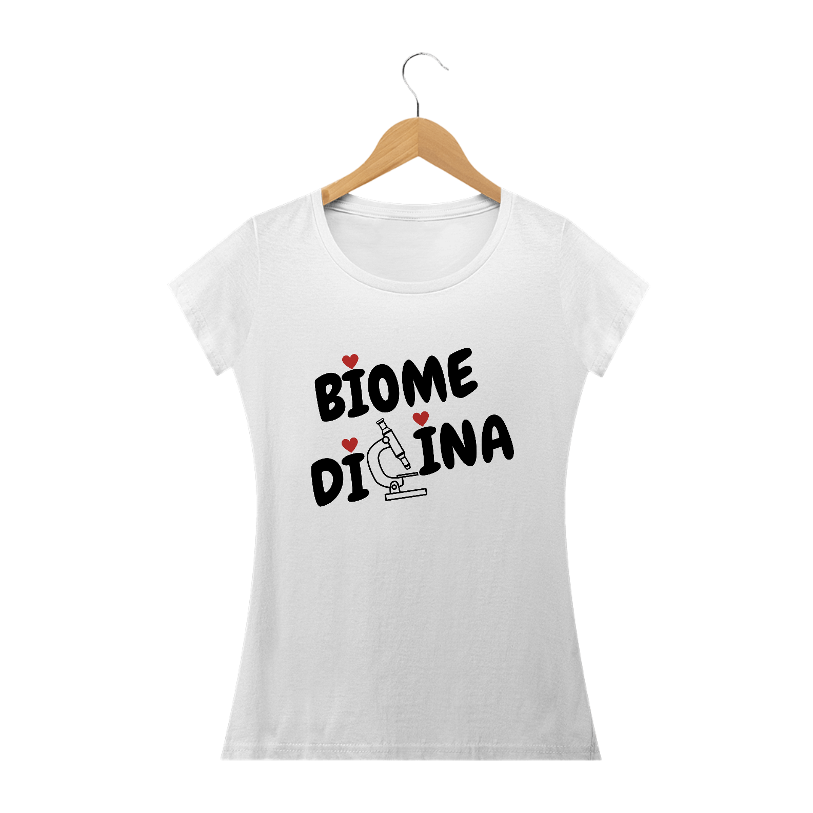 Baby Long biomedicina-Camiseta feminina