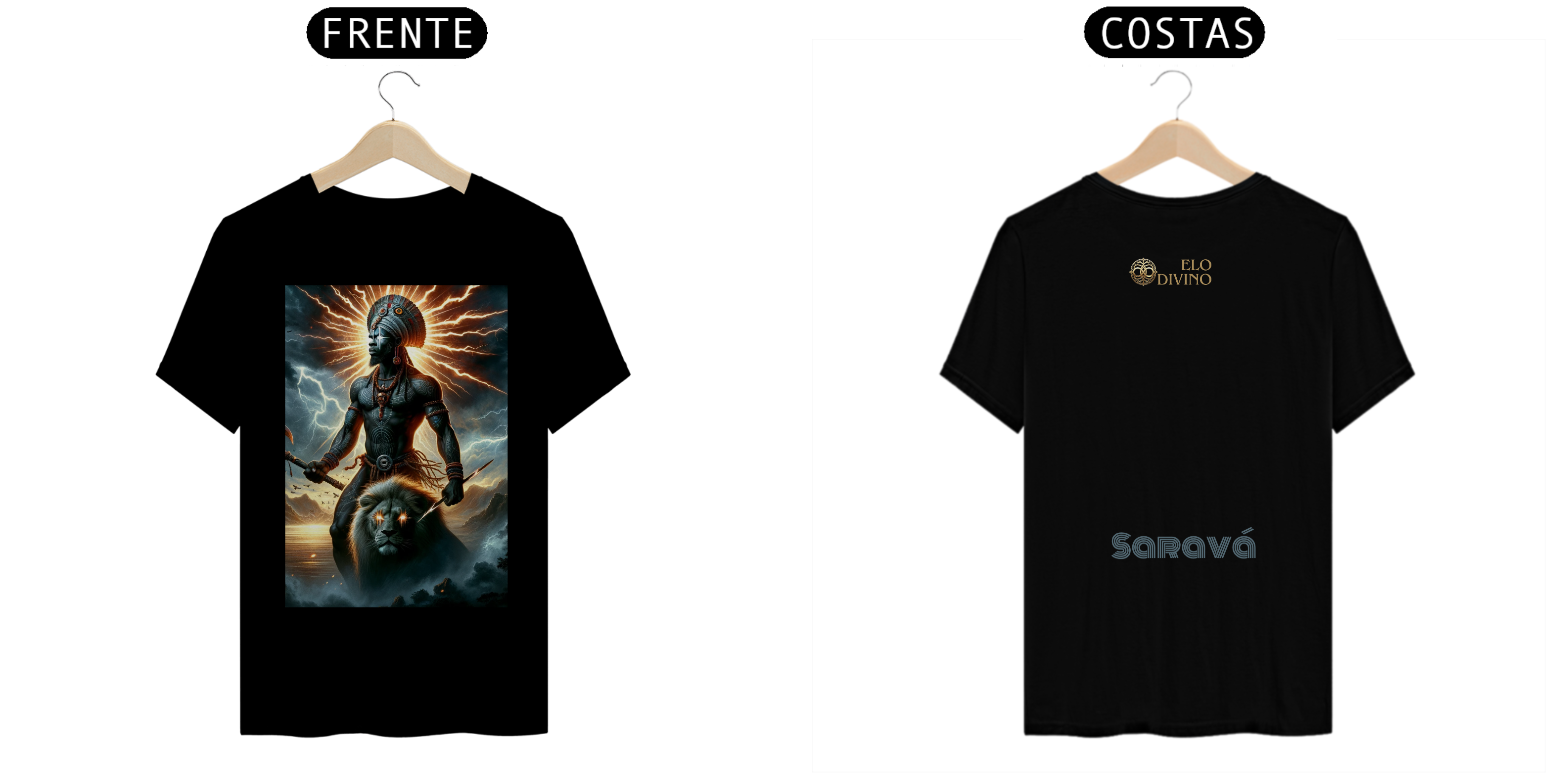 Camiseta Xango com Leão