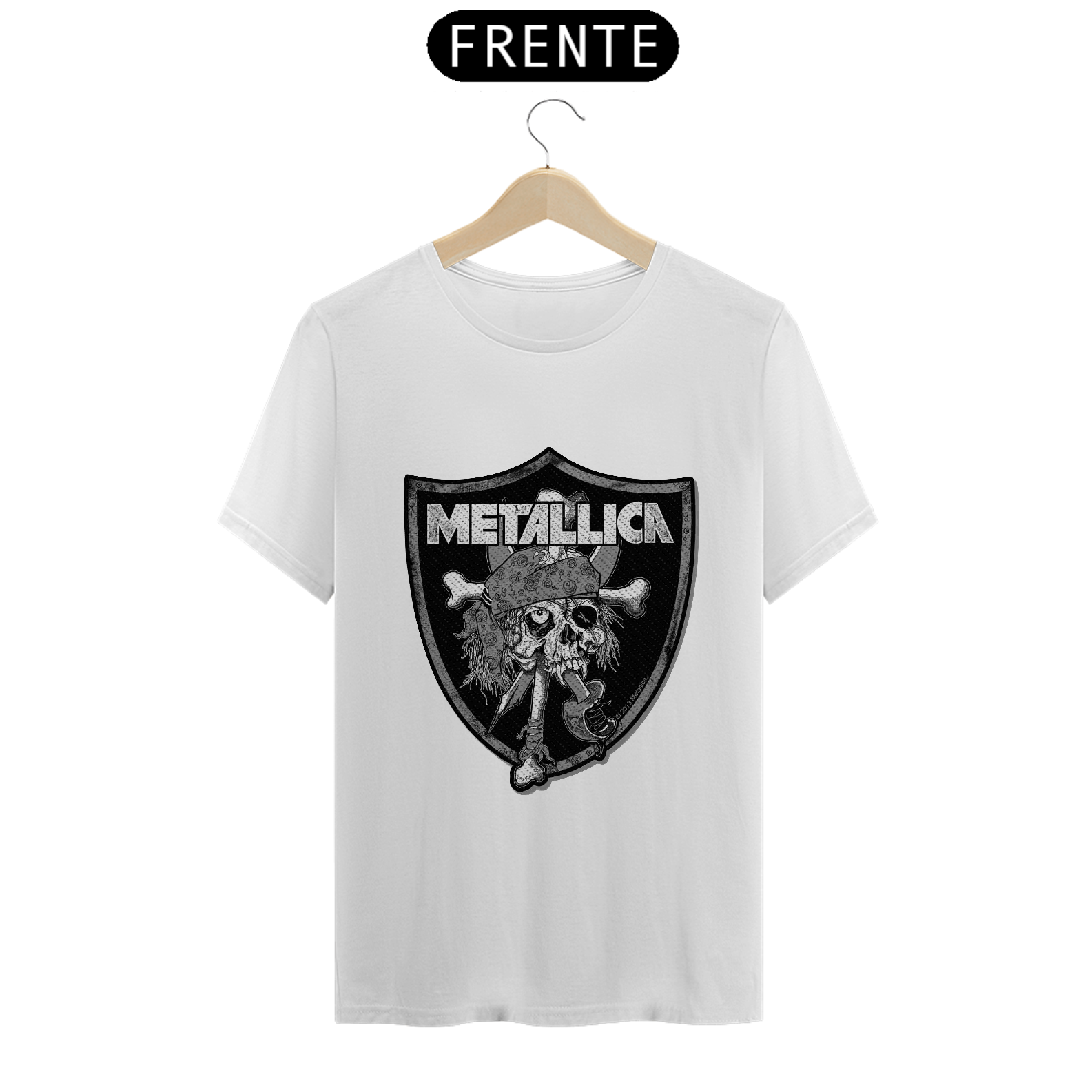 Nome do produto  Camiseta Metallica Caveira