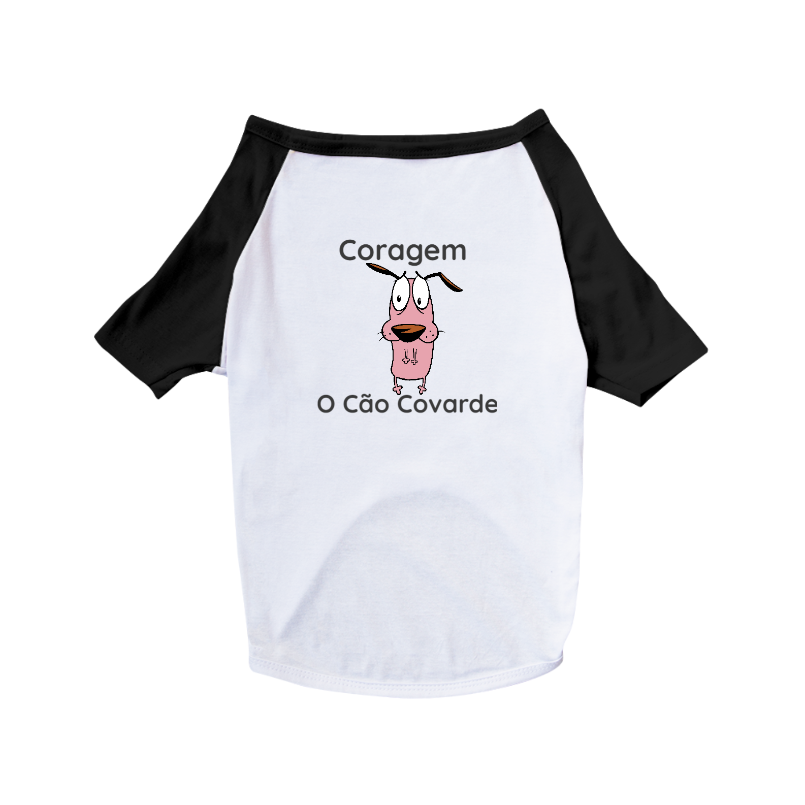 Nome do produto  Roupinha Pet Coragem, o Cão Covarde