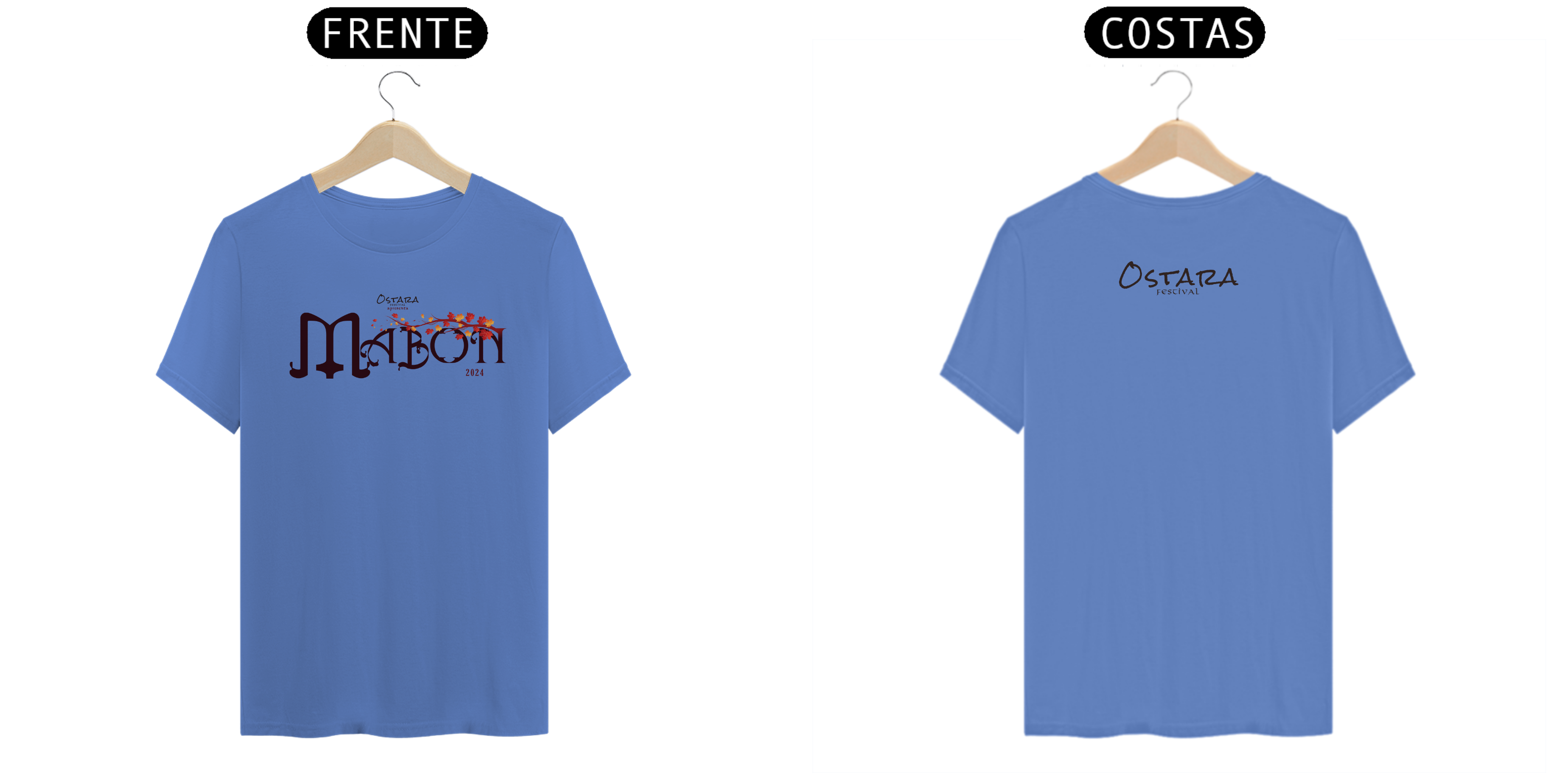 Camisa Estonada Edição Mabon 24 (Frente e costas)