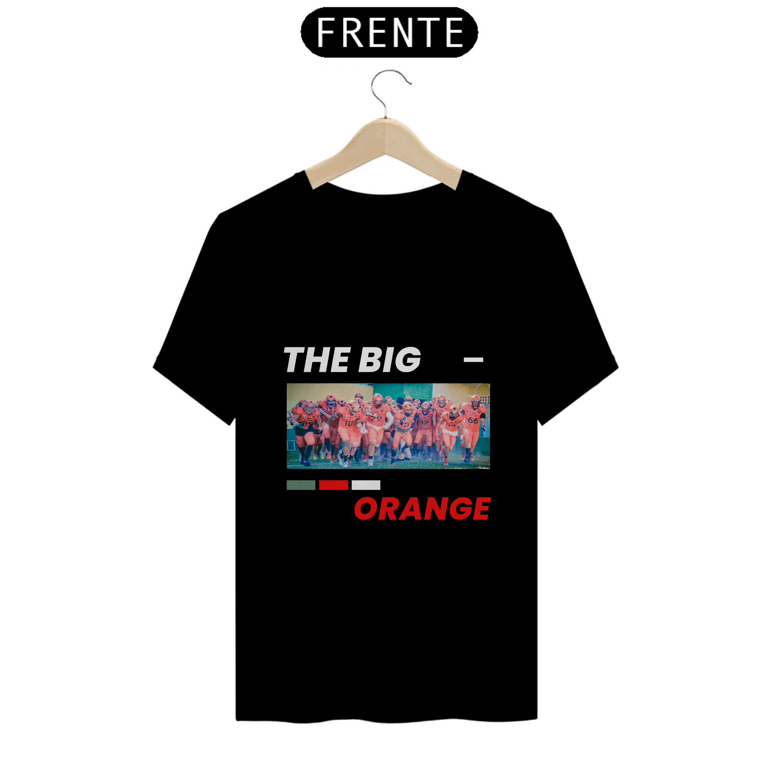 Nome do produto  Camisa Tritões - The big orange