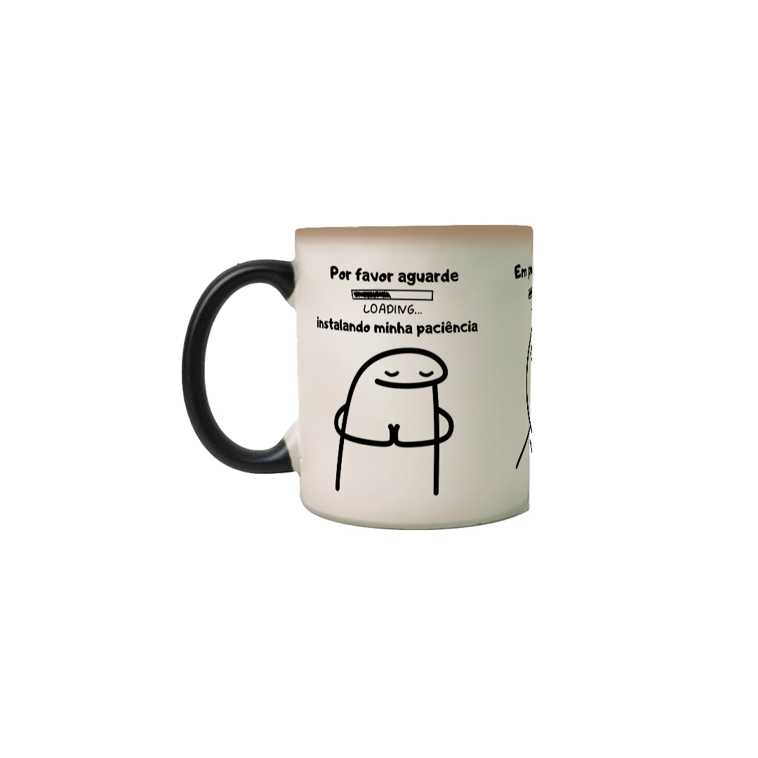 Caneca Magica Carregando Paciência