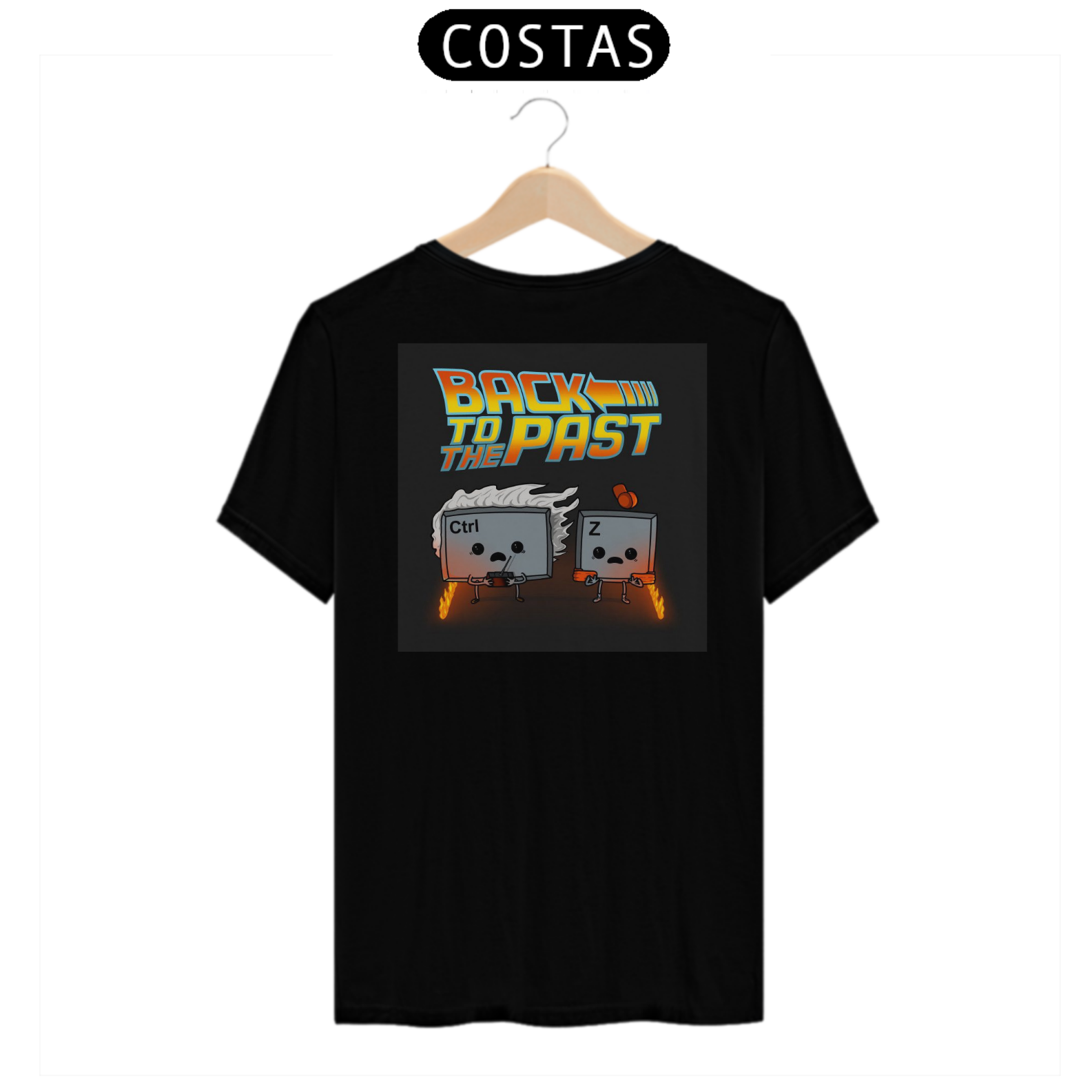 T-shirt Para Trás 